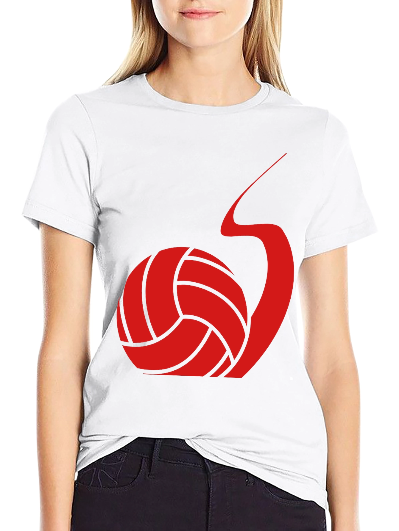 Volleyball Snail Graphic Tee - Unique Sports T-Shirt