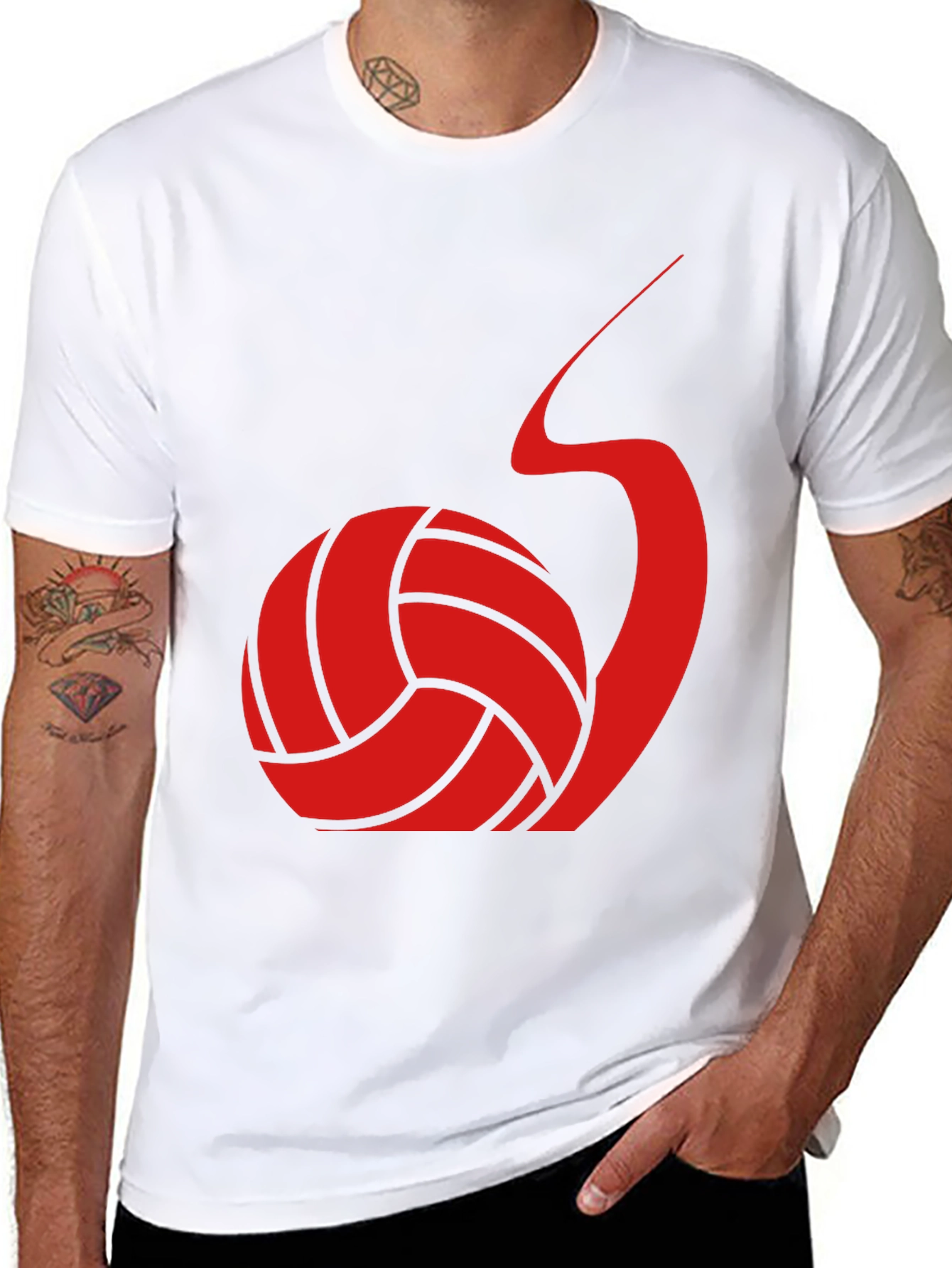 Volleyball Snail Graphic Tee - Unique Sports T-Shirt