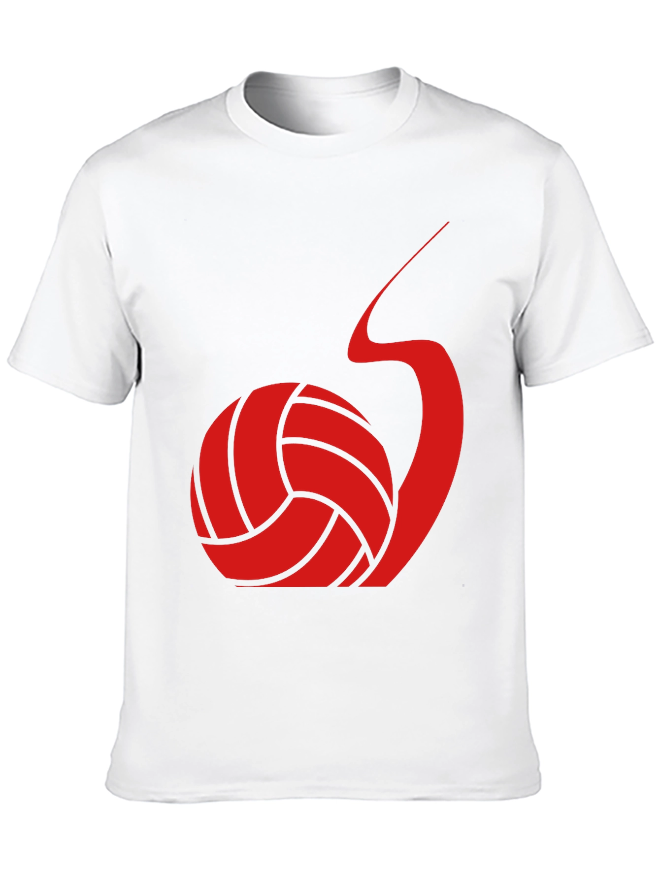 Volleyball Snail Graphic Tee - Unique Sports T-Shirt