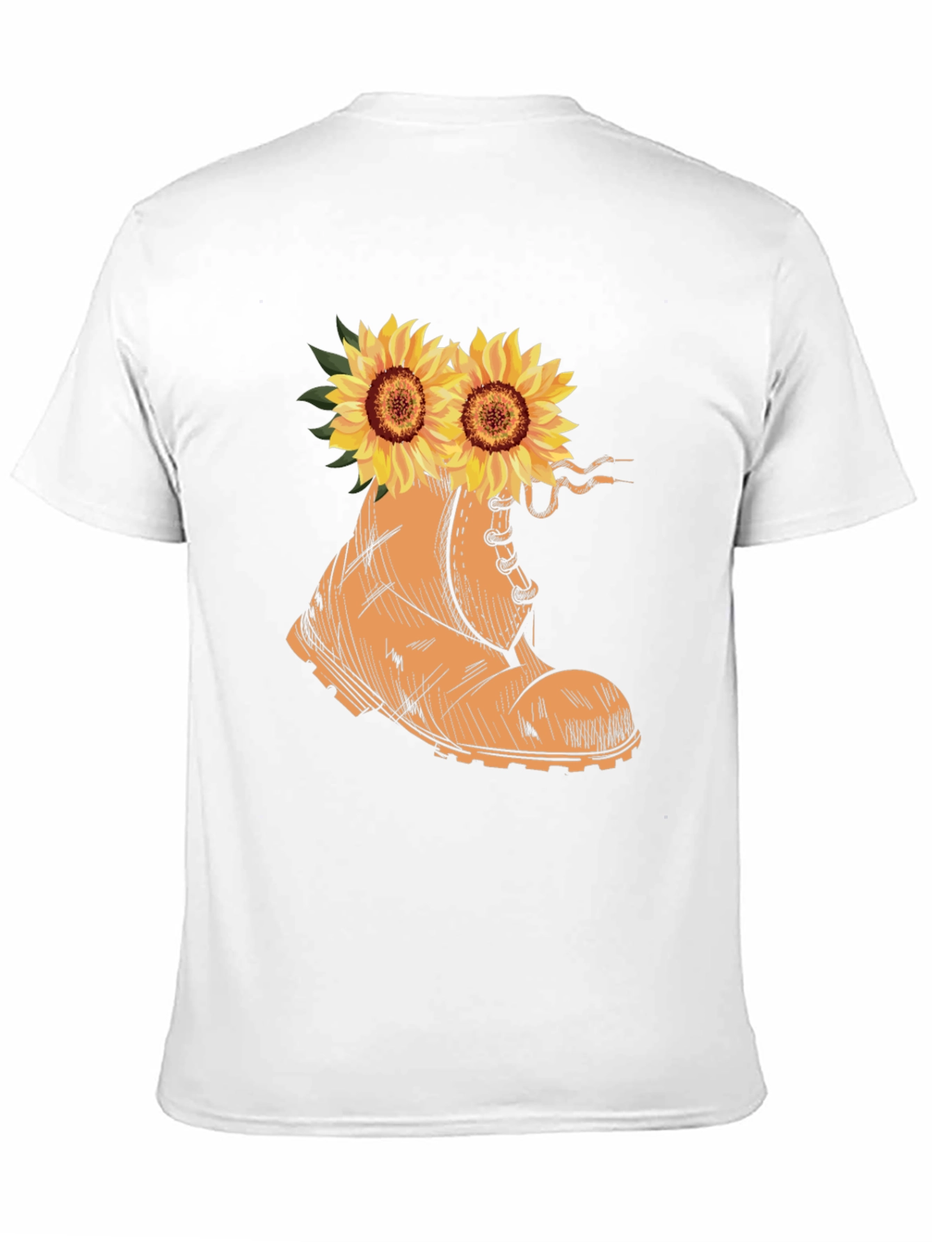 Sunflower Boot Graphic Tee - Stylish Unisex T-Shirt