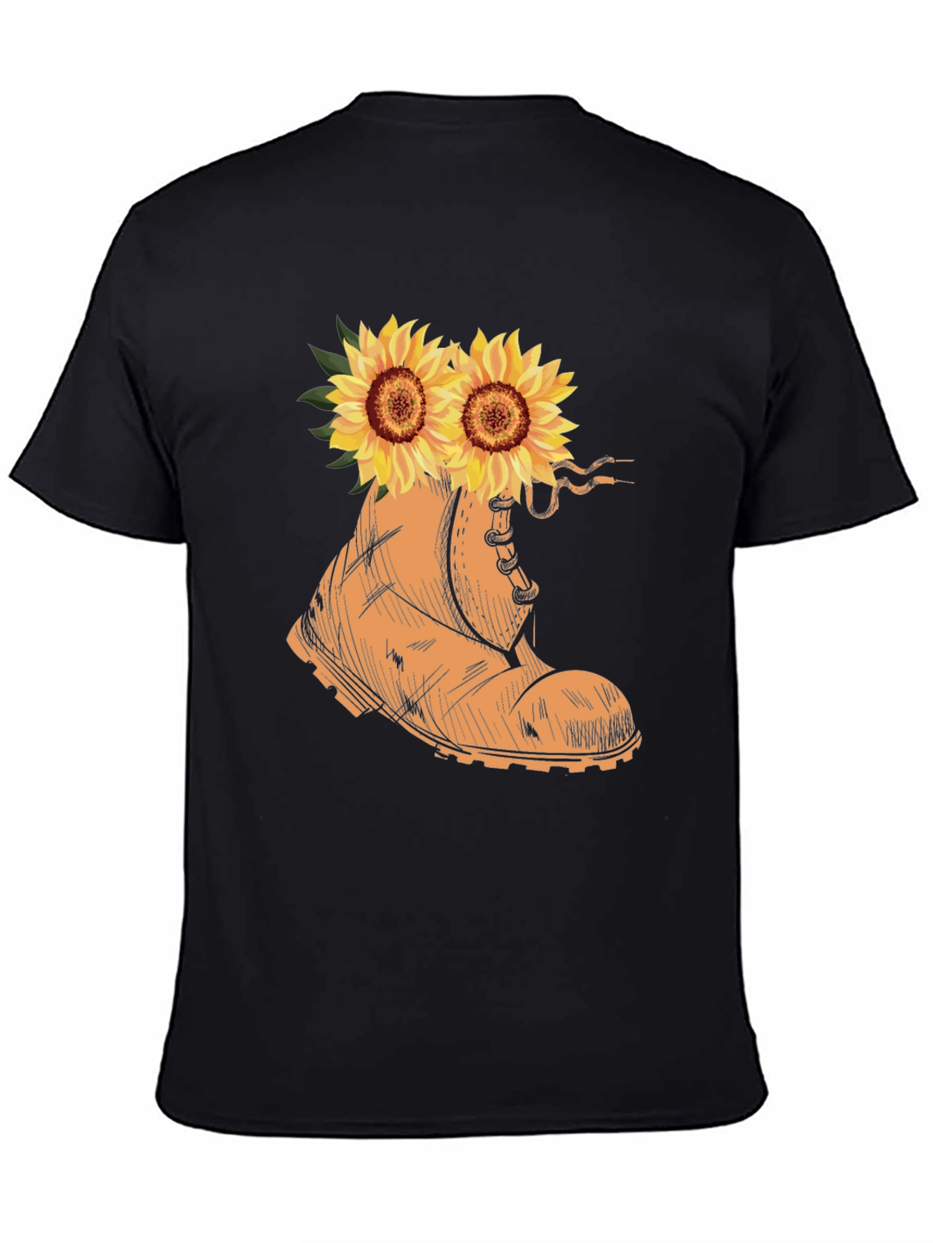 Sunflower Boot Graphic Tee - Stylish Unisex T-Shirt