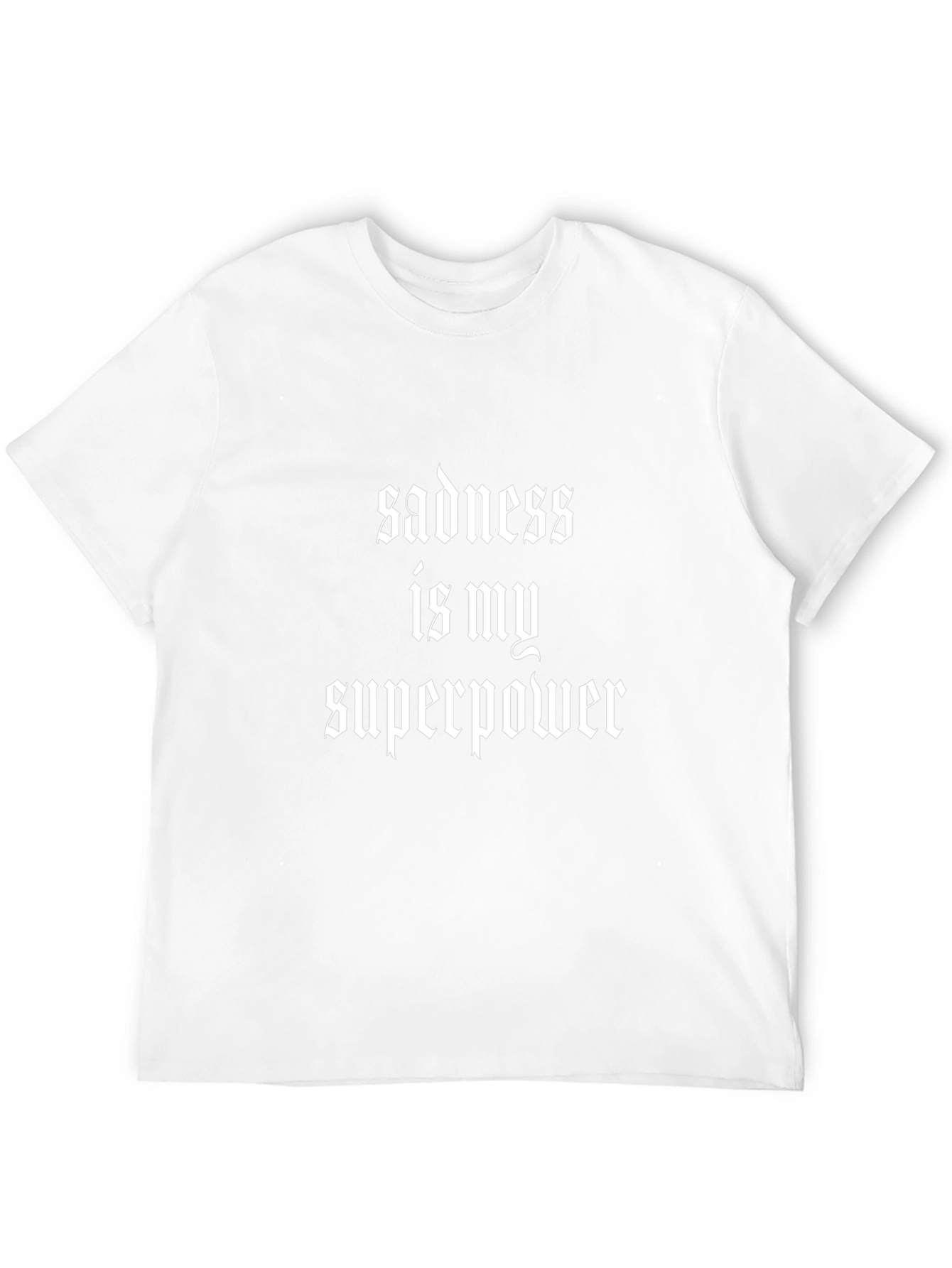 Sadness is My Superpower T-Shirt - Gothic Style