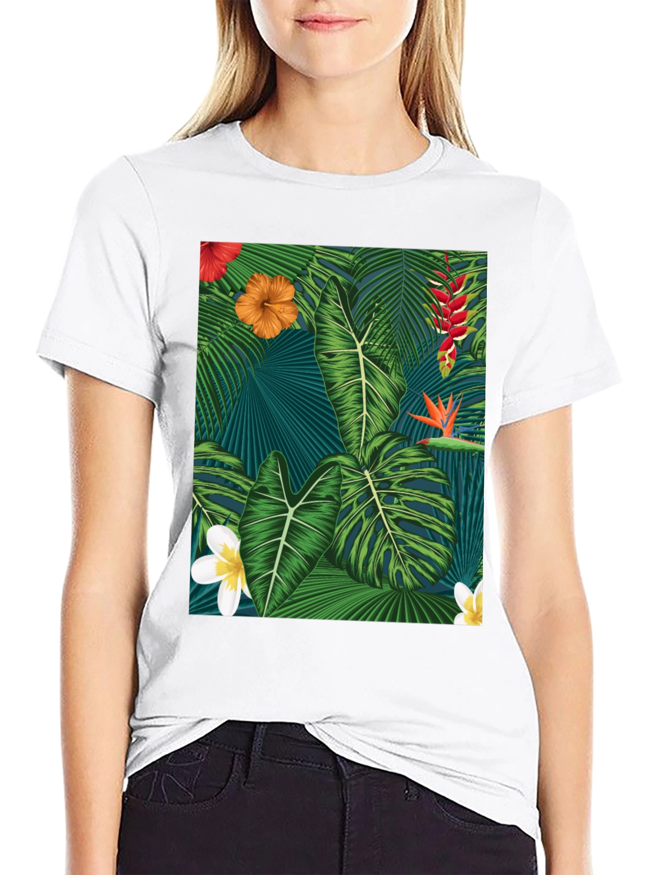 Tropical Paradise Graphic T-Shirt