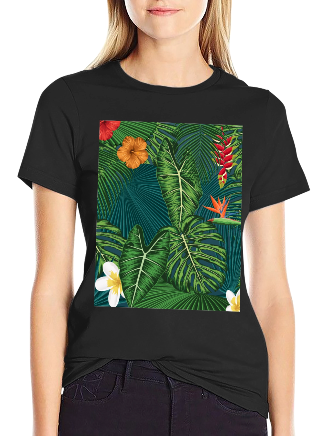 Tropical Paradise Graphic T-Shirt