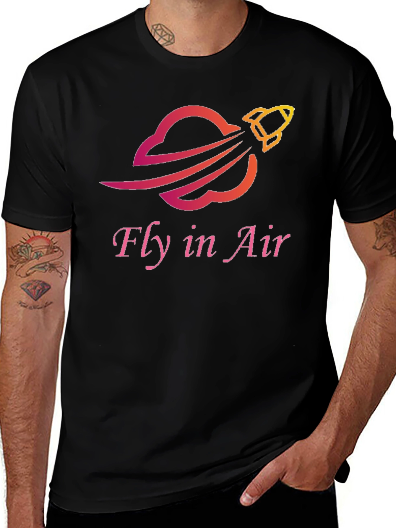 Fly in Air Graphic T-Shirt