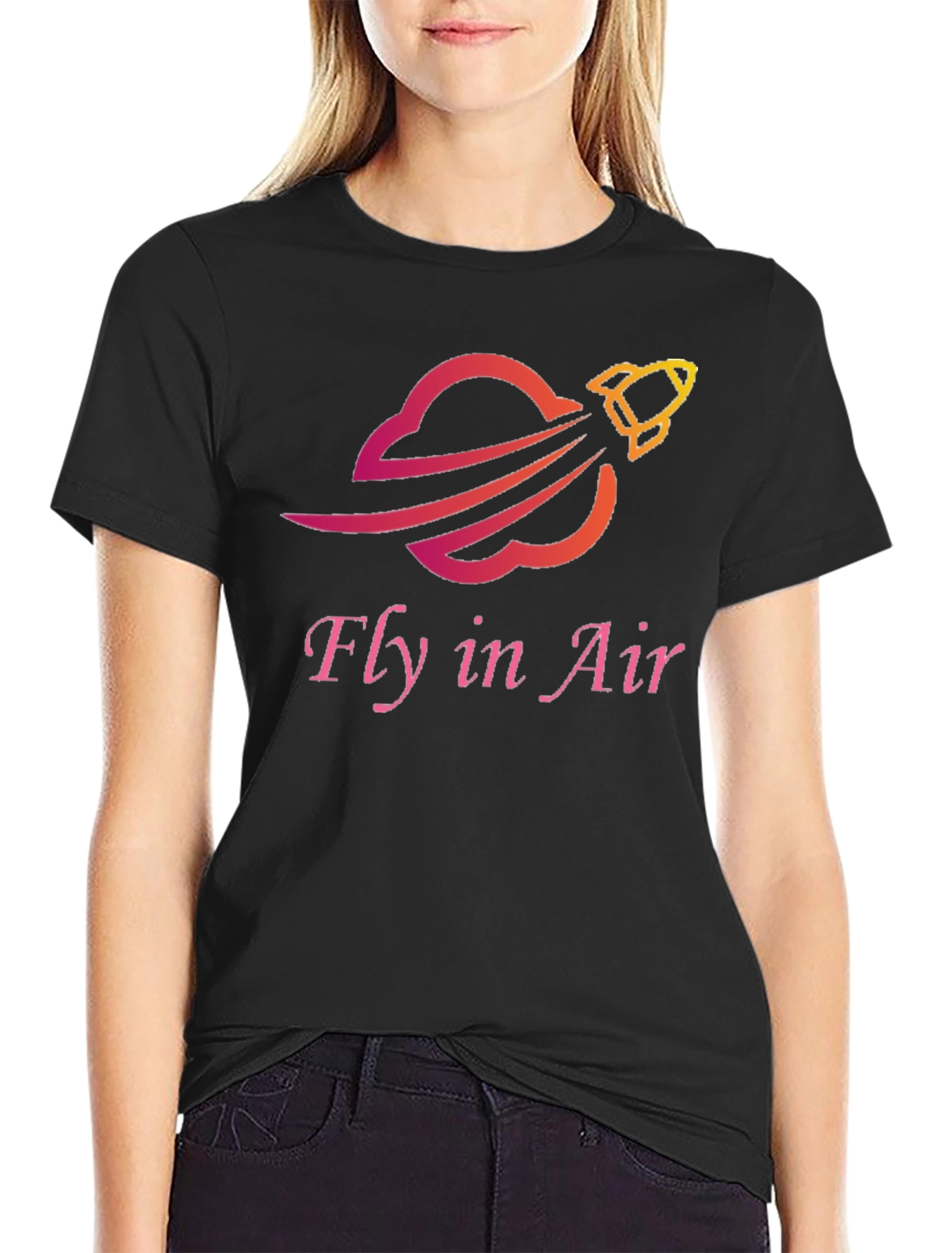 Fly in Air Graphic T-Shirt
