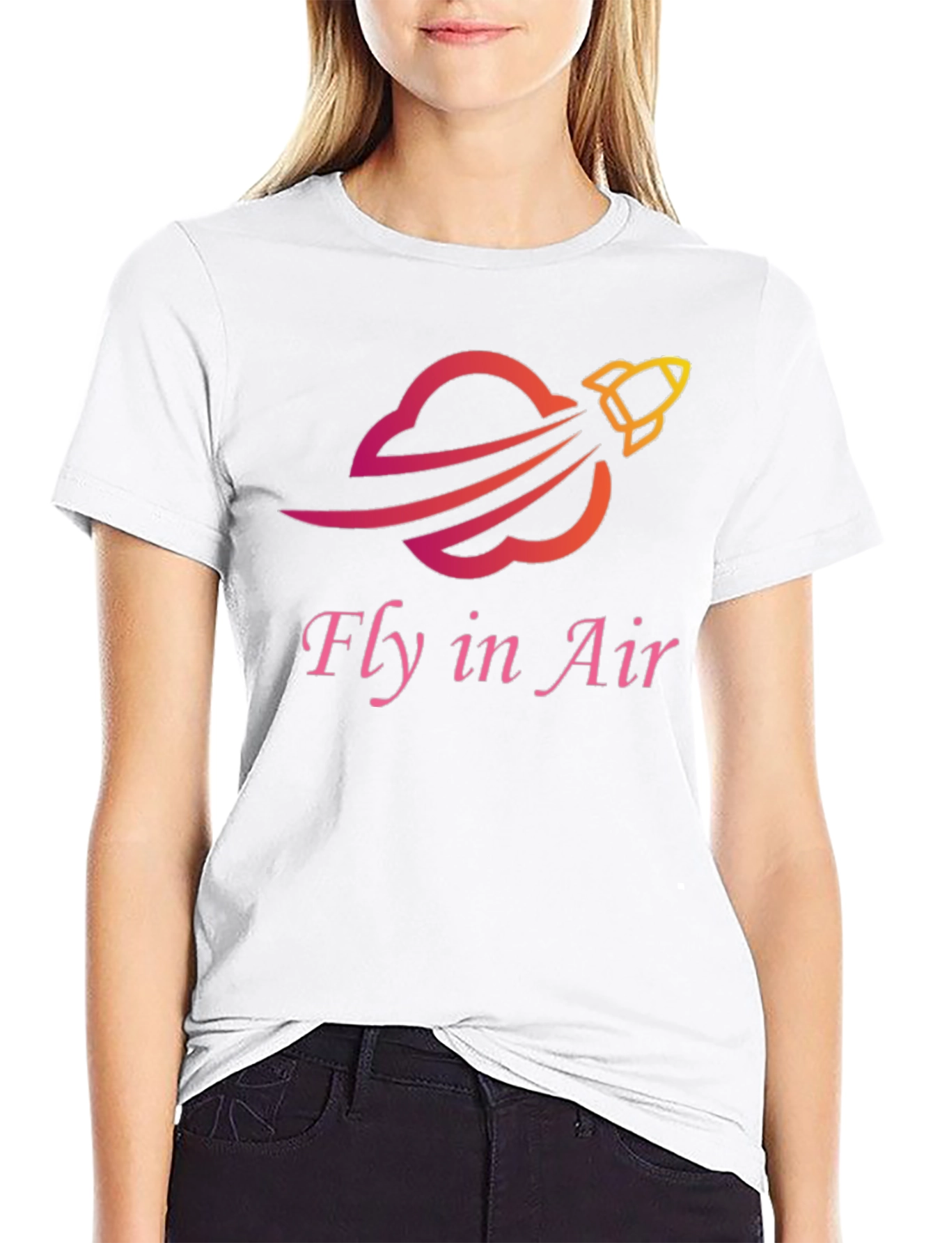 Fly in Air Graphic T-Shirt