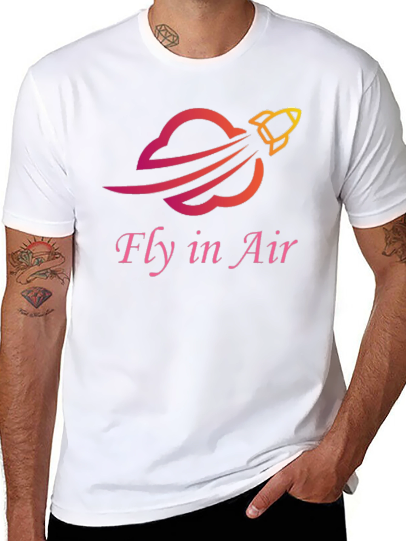 Fly in Air Graphic T-Shirt