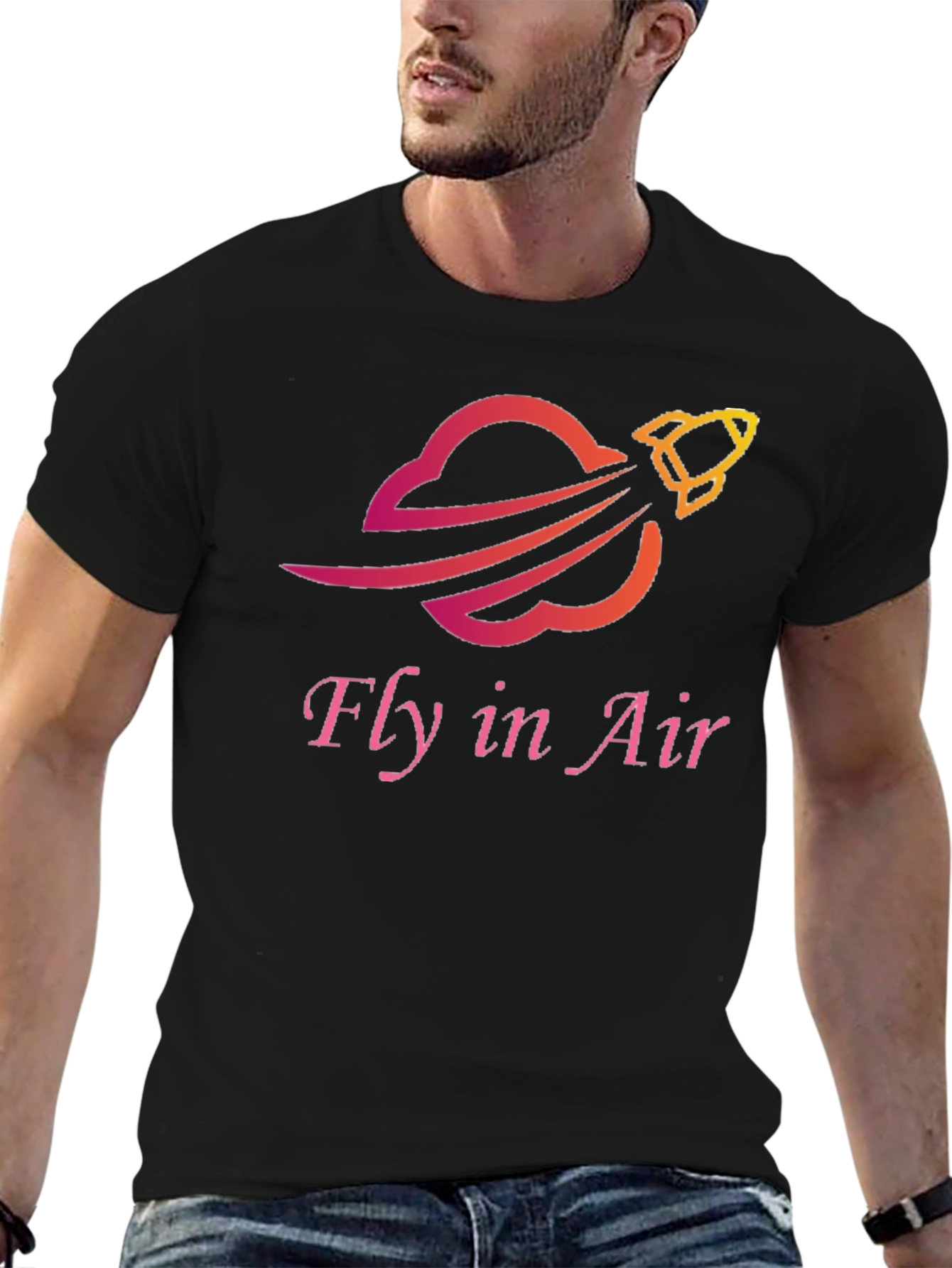 Fly in Air Graphic T-Shirt