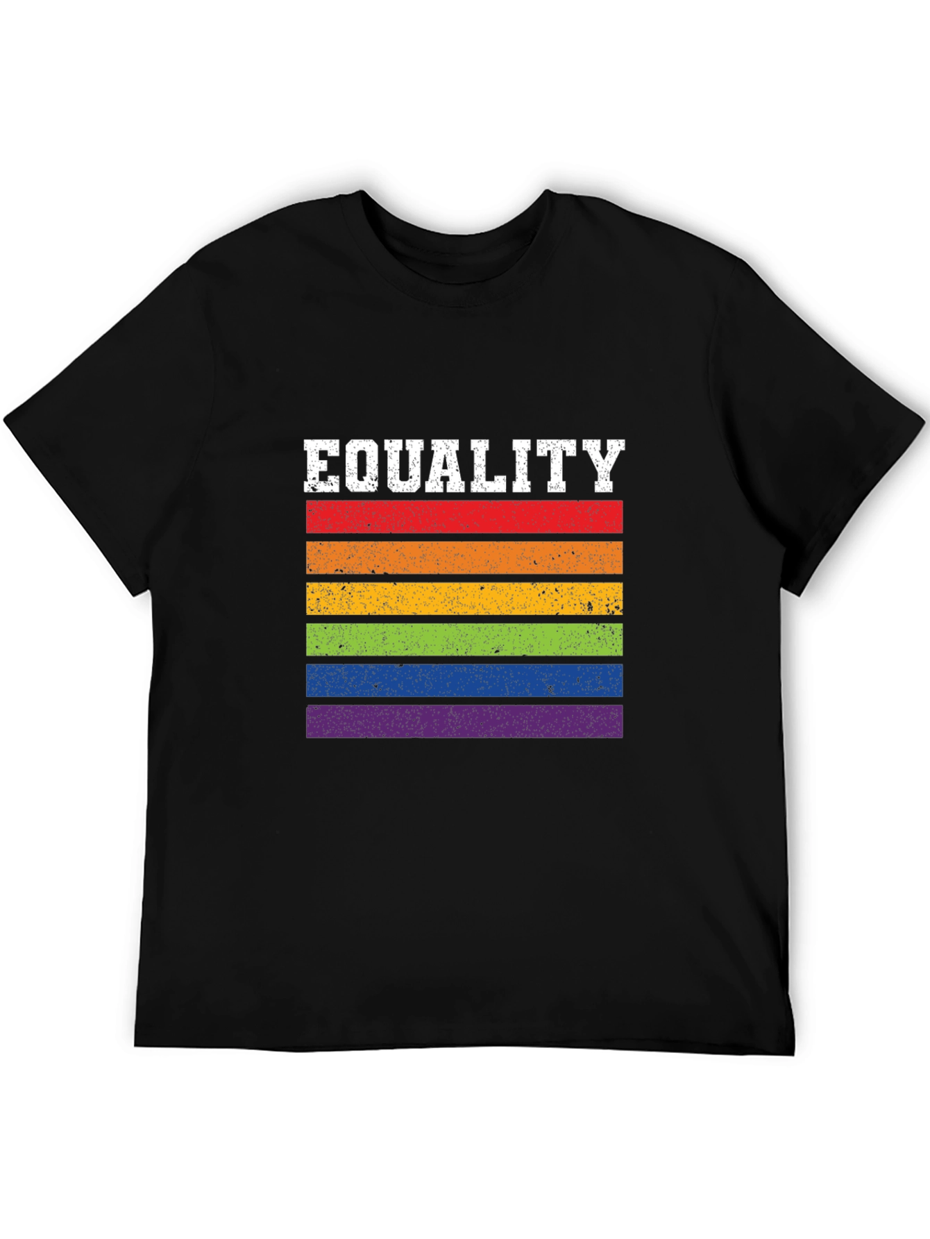 Equality Pride T-Shirt - Rainbow LGBT Rights Tee