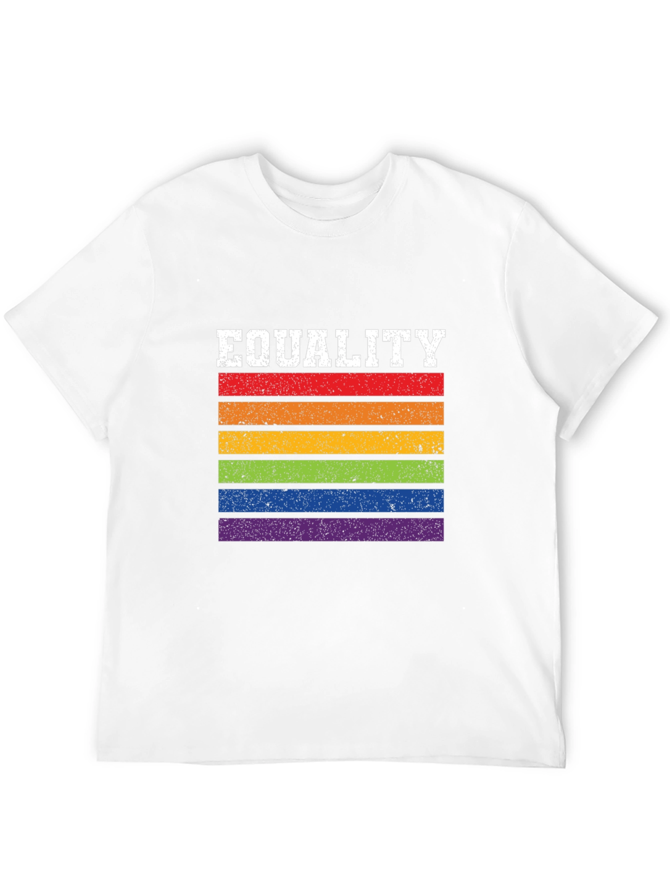 Equality Pride T-Shirt - Rainbow LGBT Rights Tee