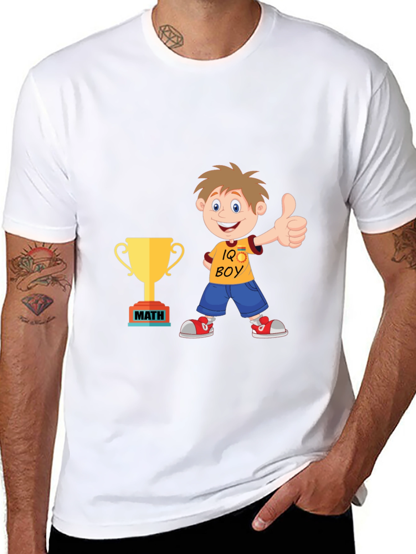 IQ Boy Math Champion Graphic T-Shirt
