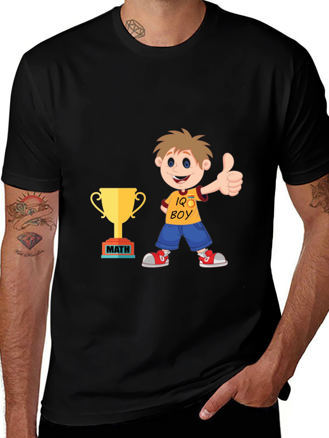 IQ Boy Math Champion Graphic T-Shirt