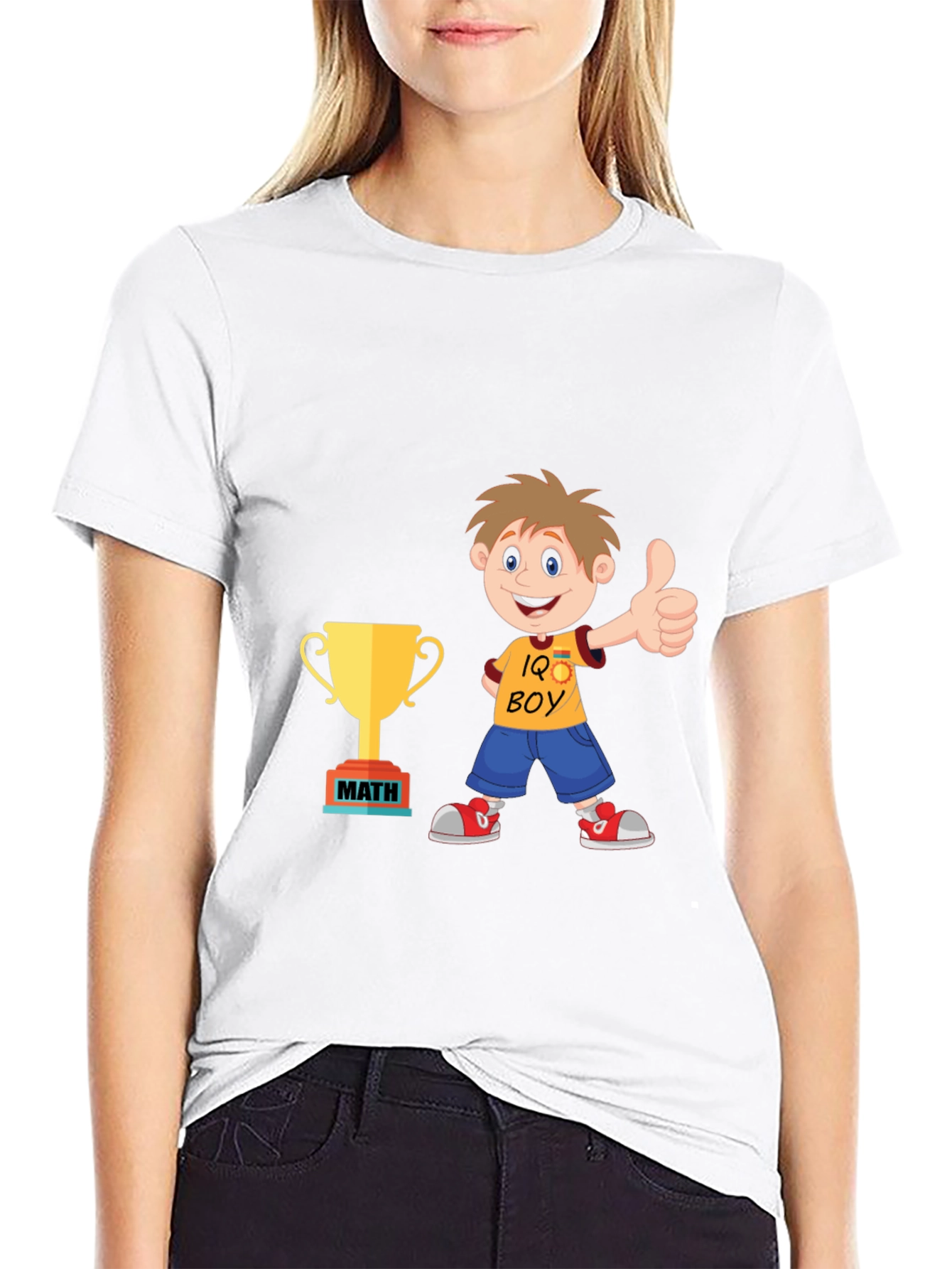 IQ Boy Math Champion Graphic T-Shirt