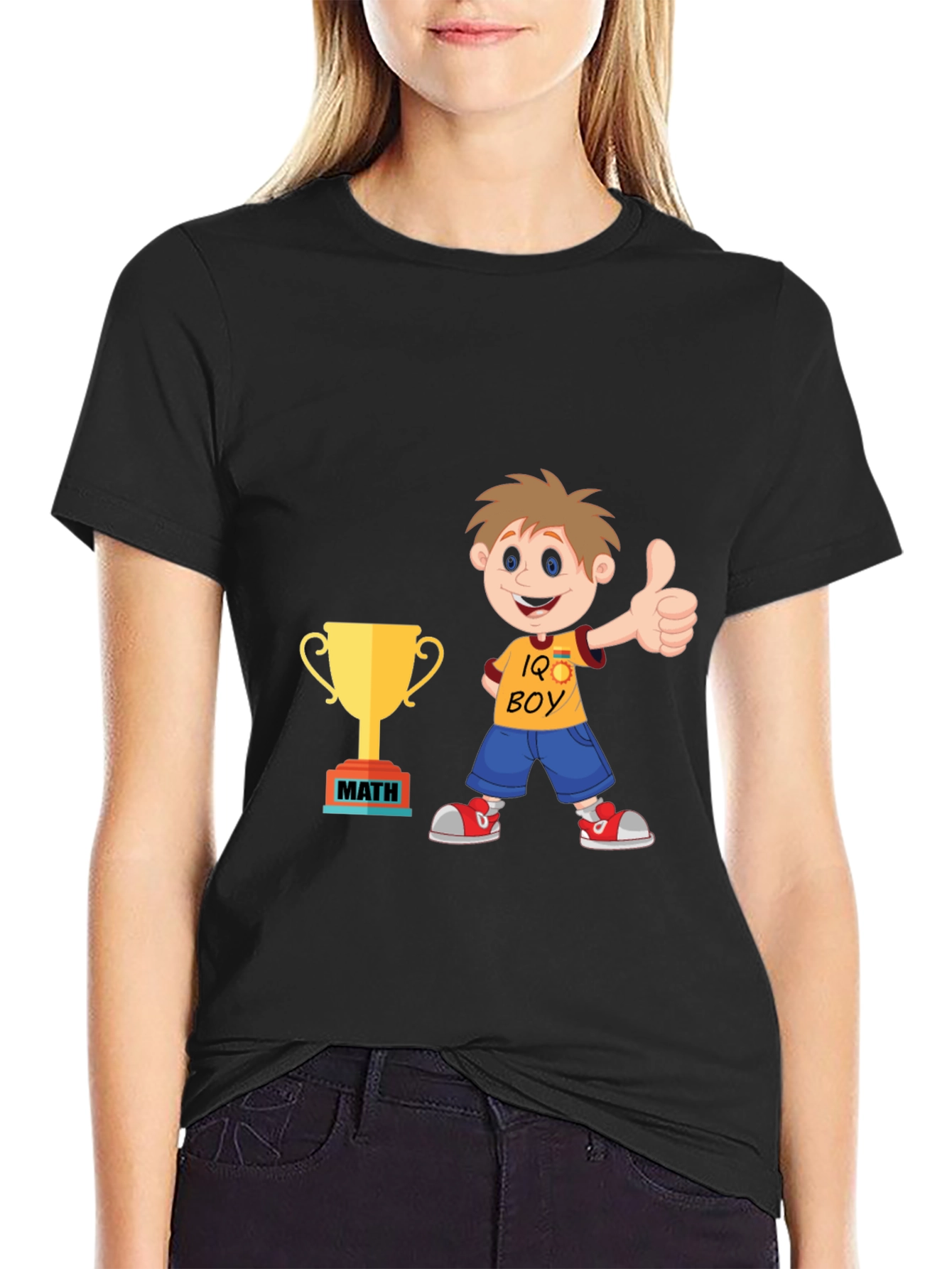 IQ Boy Math Champion Graphic T-Shirt