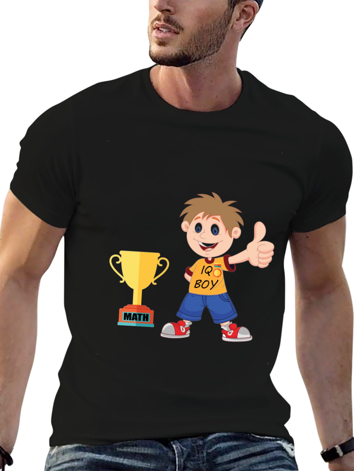 IQ Boy Math Champion Graphic T-Shirt