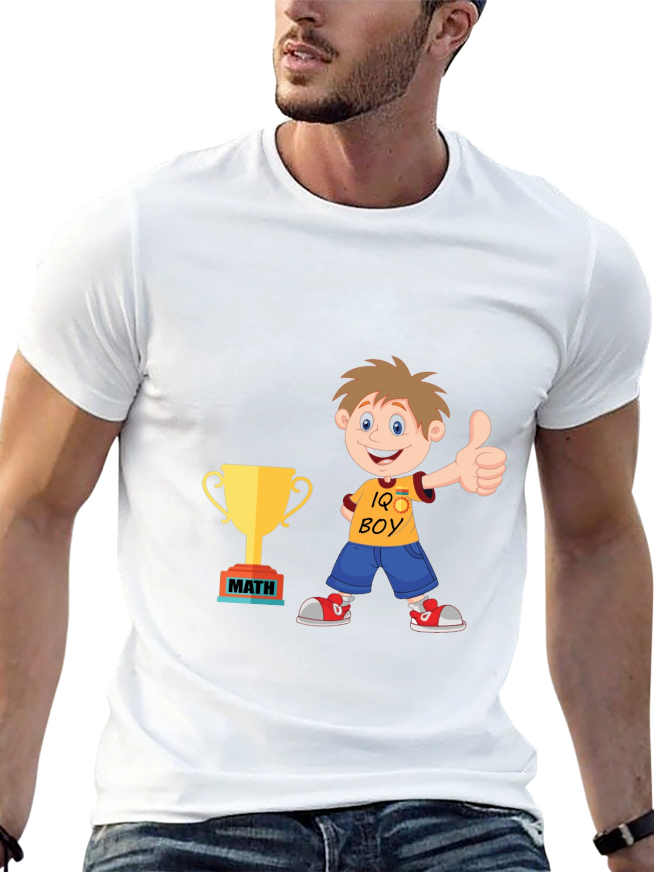 IQ Boy Math Champion Graphic T-Shirt