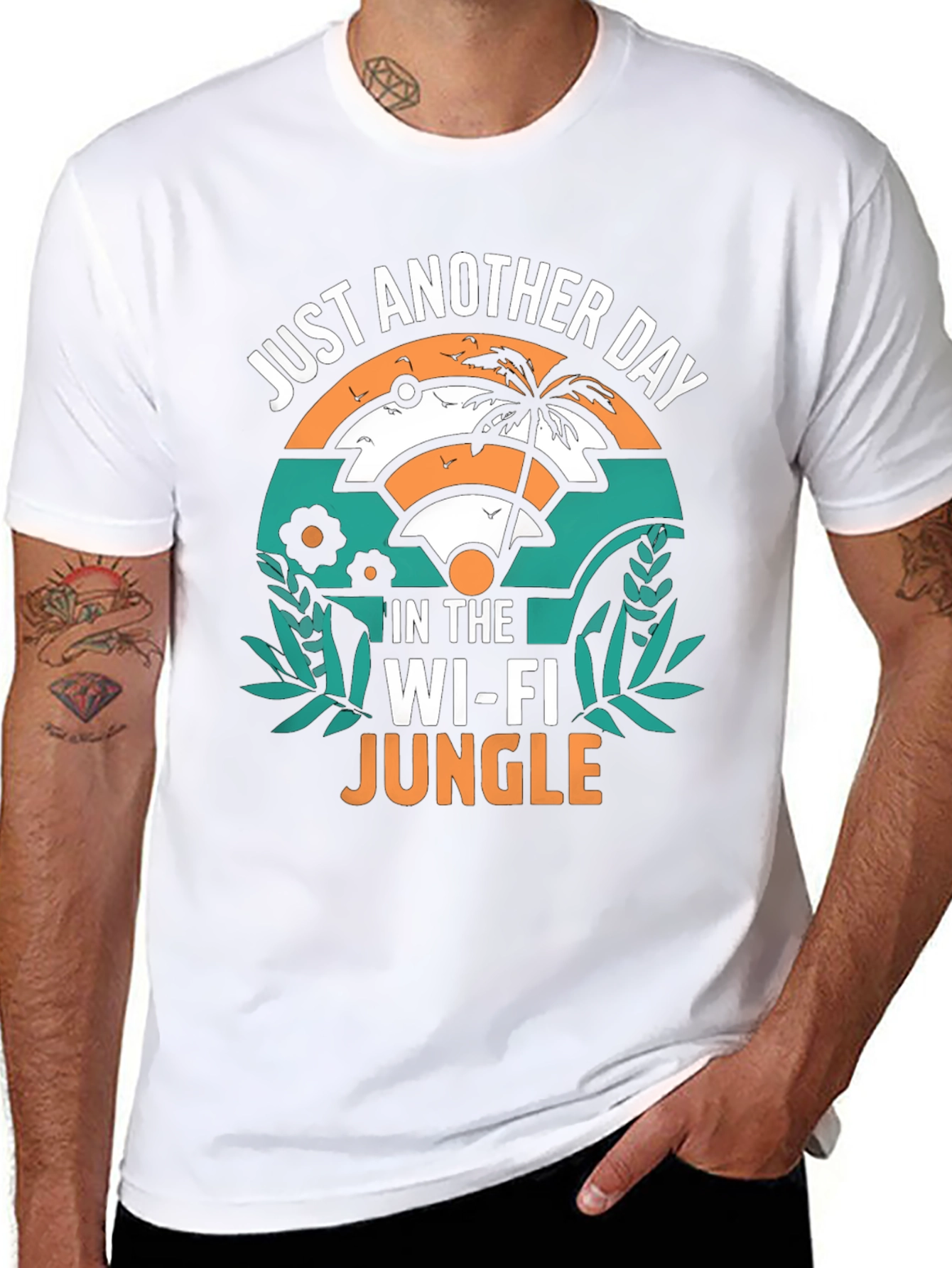 Wi-Fi Jungle T-Shirt - Humorous Tech Tee
