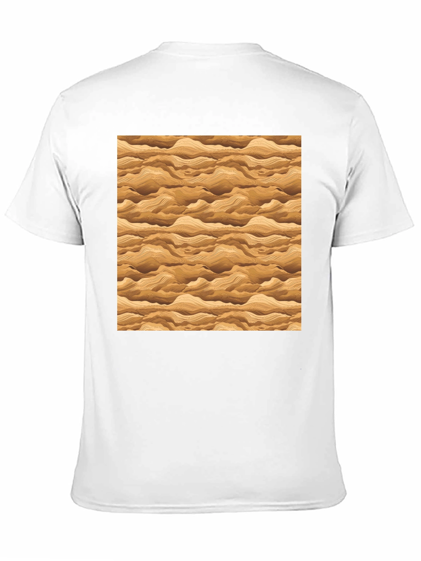 Wavy Sand Pattern T-Shirt