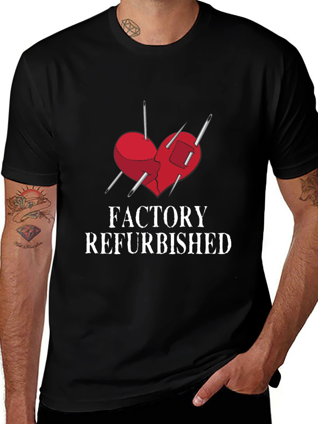 Factory Refurbished Heart Graphic Tee