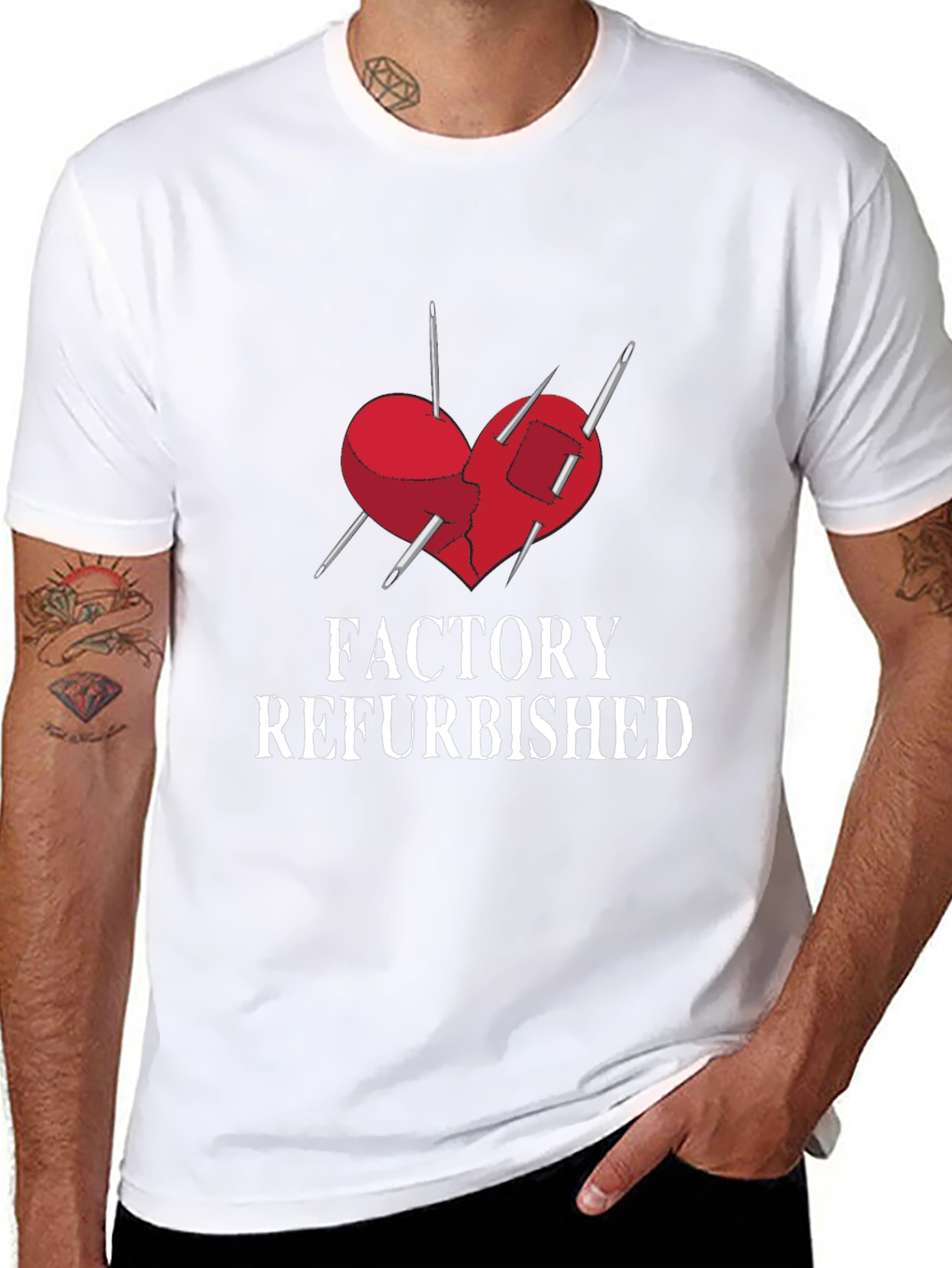 Factory Refurbished Heart Graphic Tee
