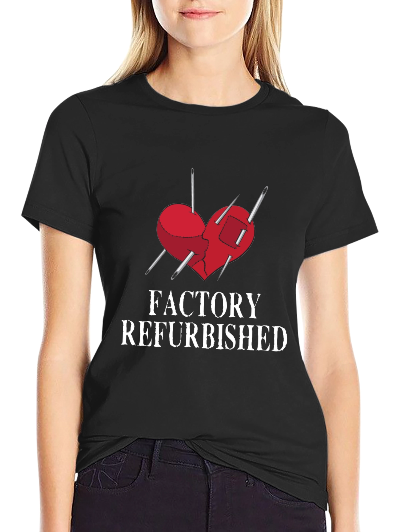 Factory Refurbished Heart Graphic Tee