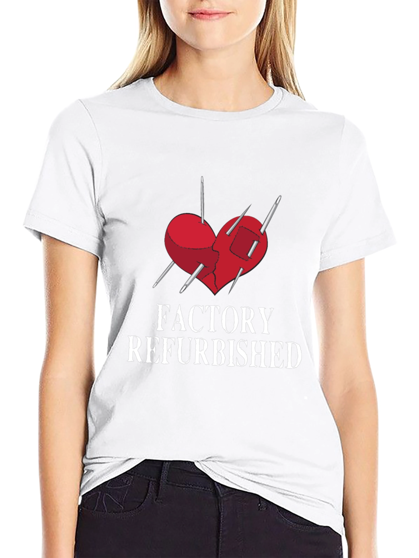 Factory Refurbished Heart Graphic Tee