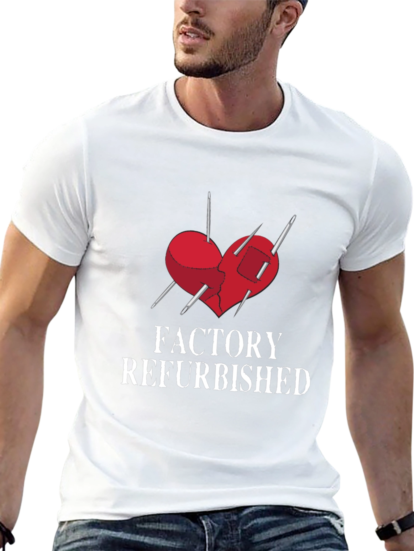 Factory Refurbished Heart Graphic Tee