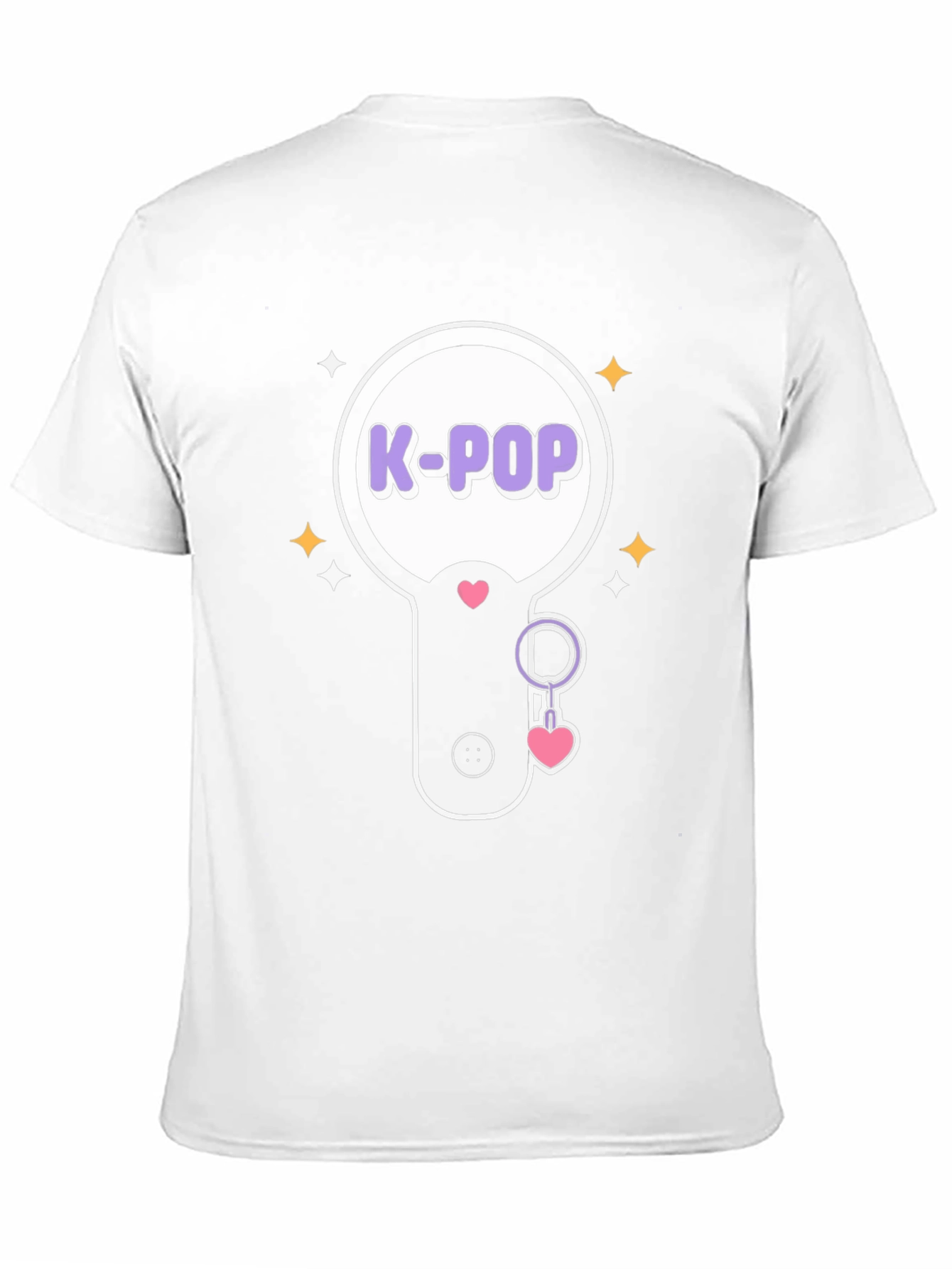 K-Pop Fan T-Shirt: Lightstick Design