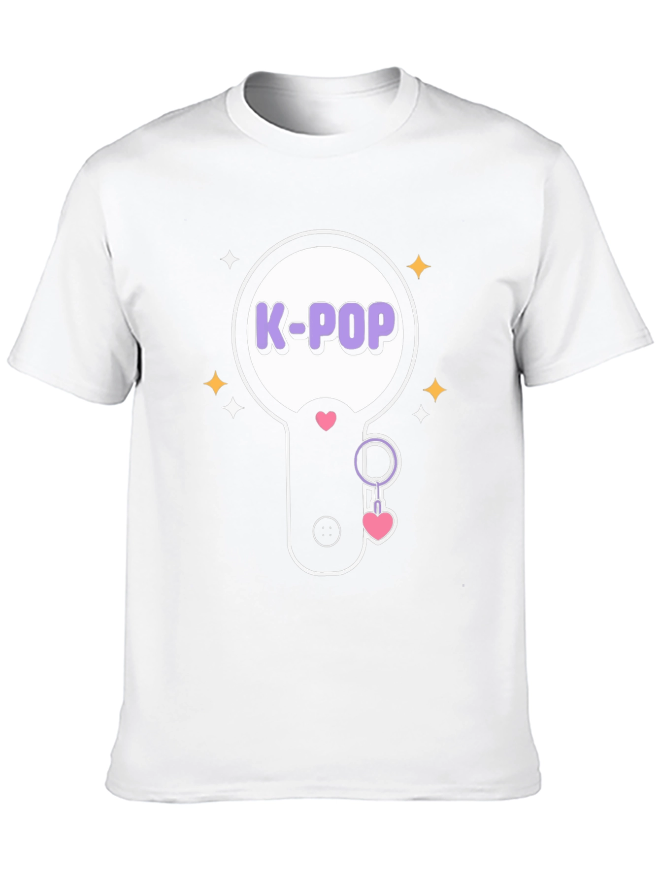 K-Pop Fan T-Shirt: Lightstick Design