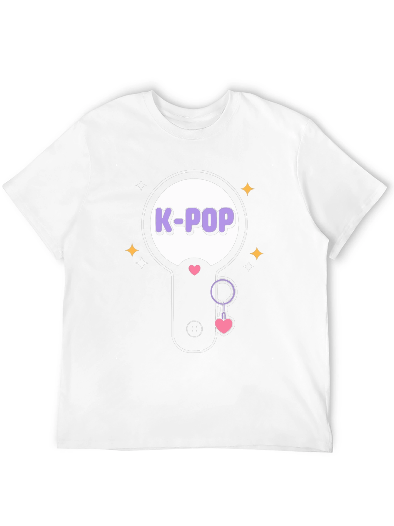 K-Pop Fan T-Shirt: Lightstick Design