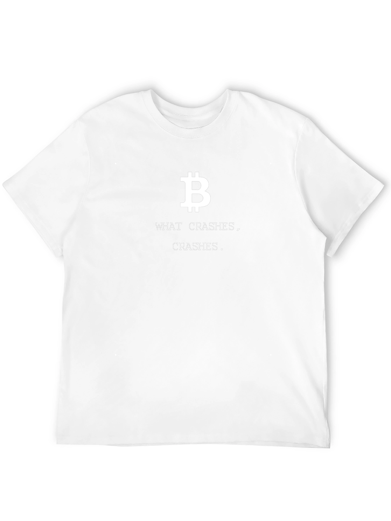 Bitcoin What Crashes T-Shirt - Black