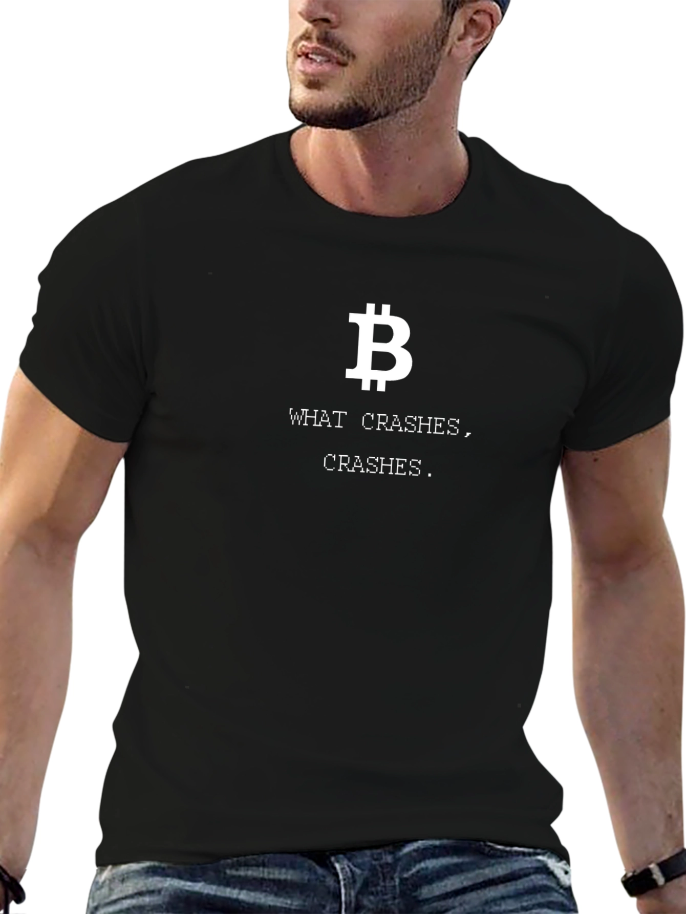 Bitcoin What Crashes T-Shirt - Black