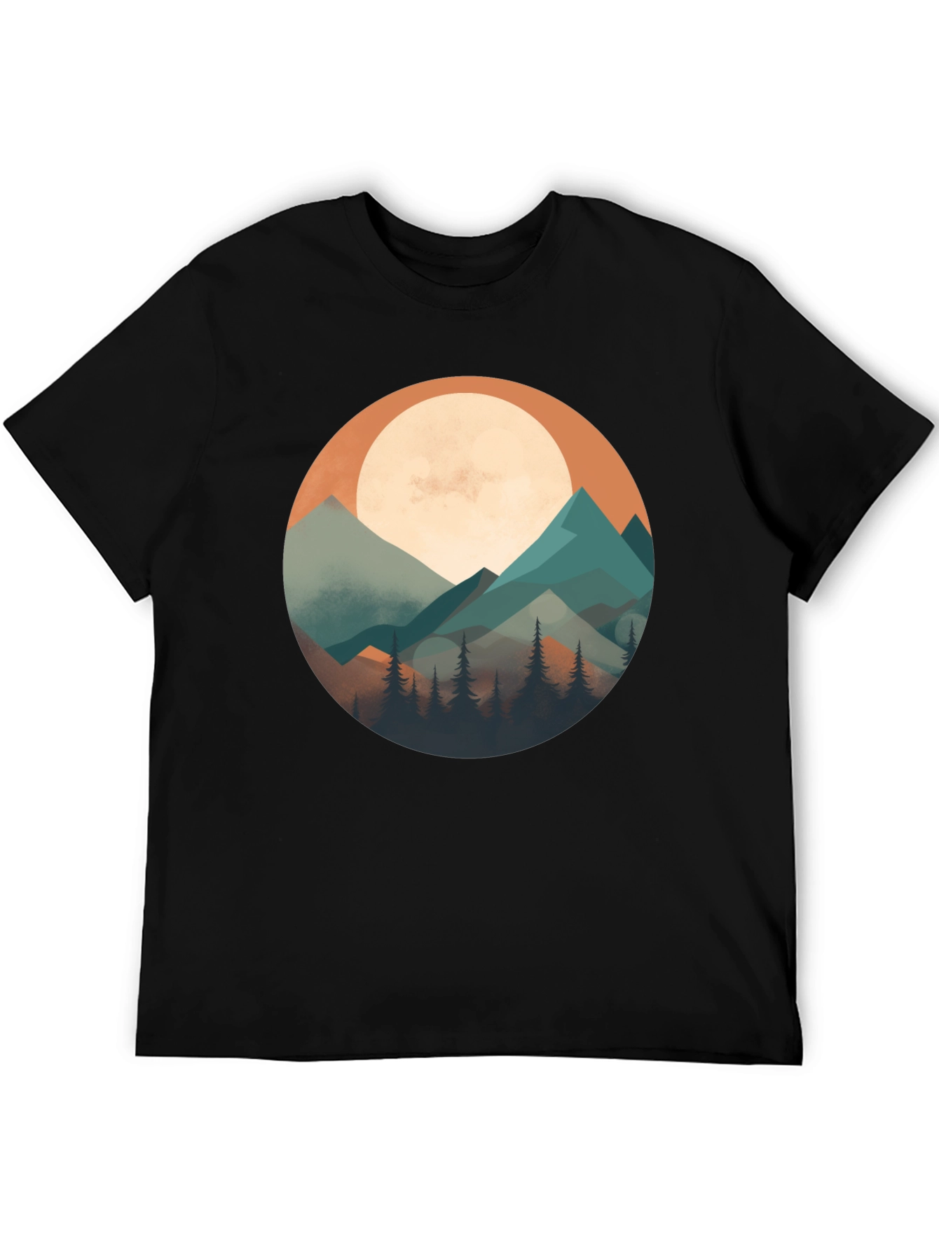 Mountain Scene Graphic Tee