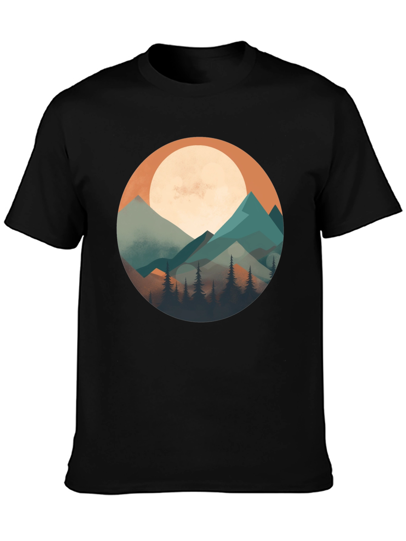 Mountain Scene Graphic Tee