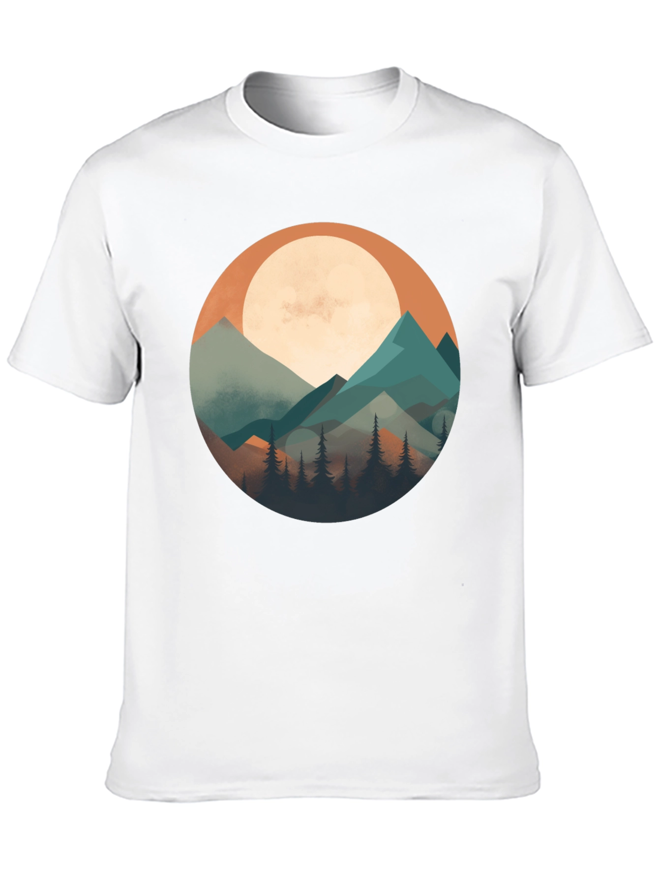 Mountain Scene Graphic Tee