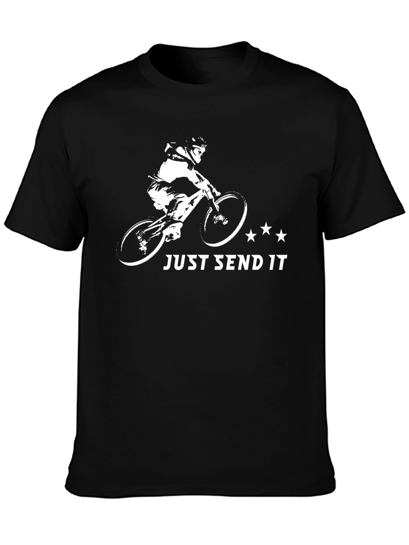 Just Send It Mountain Bike Graphic T-Shirt