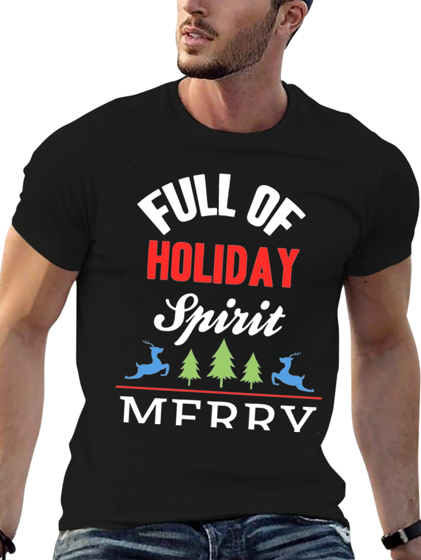 Holiday Spirit T-Shirt - Festive Christmas Tee