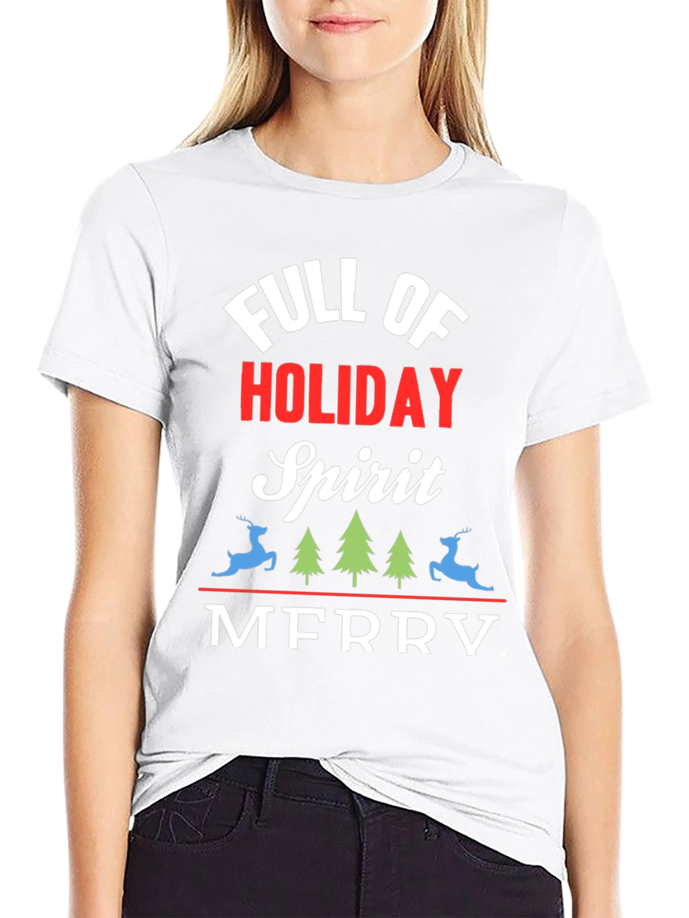 Holiday Spirit T-Shirt - Festive Christmas Tee