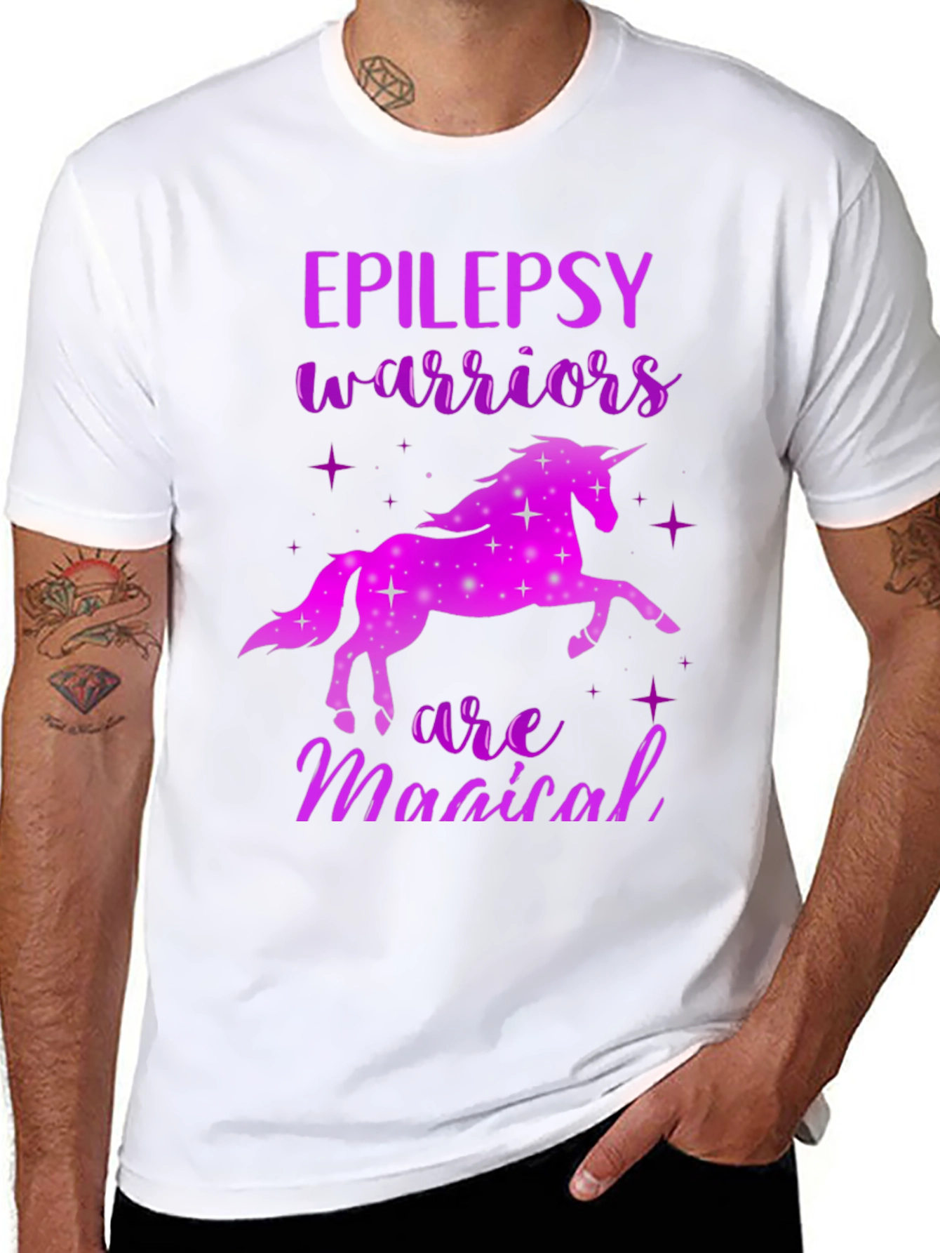 Epilepsy Warriors Magical Unicorn T-Shirt