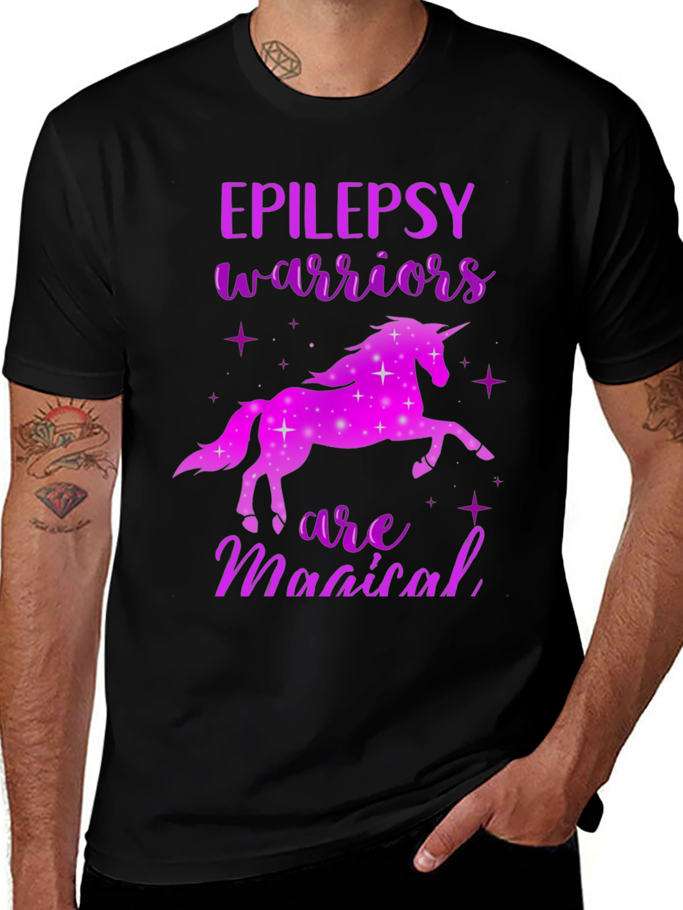 Epilepsy Warriors Magical Unicorn T-Shirt