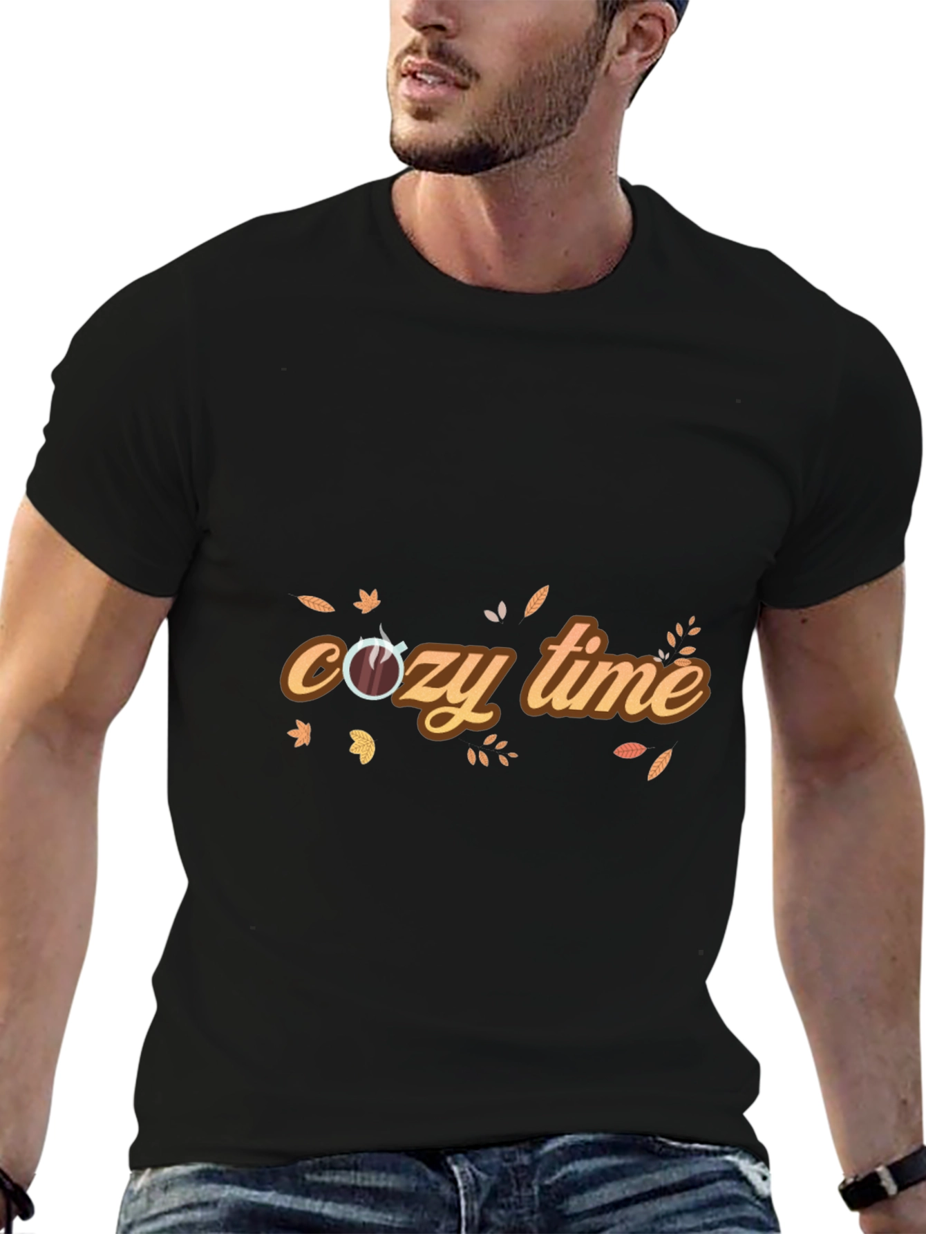 Cozy Time Graphic Tee - Autumn Vibes