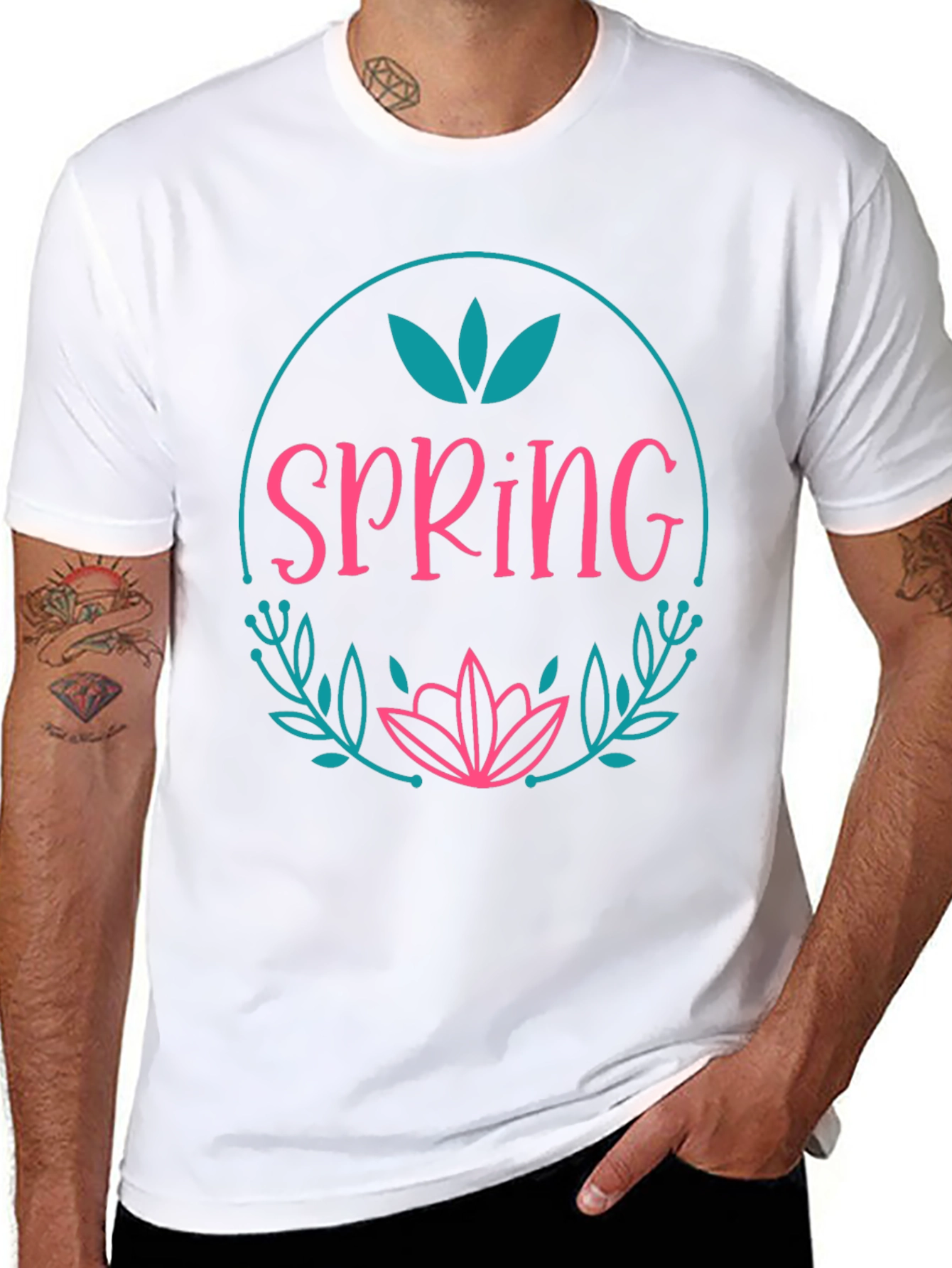 Spring Floral Graphic Tee
