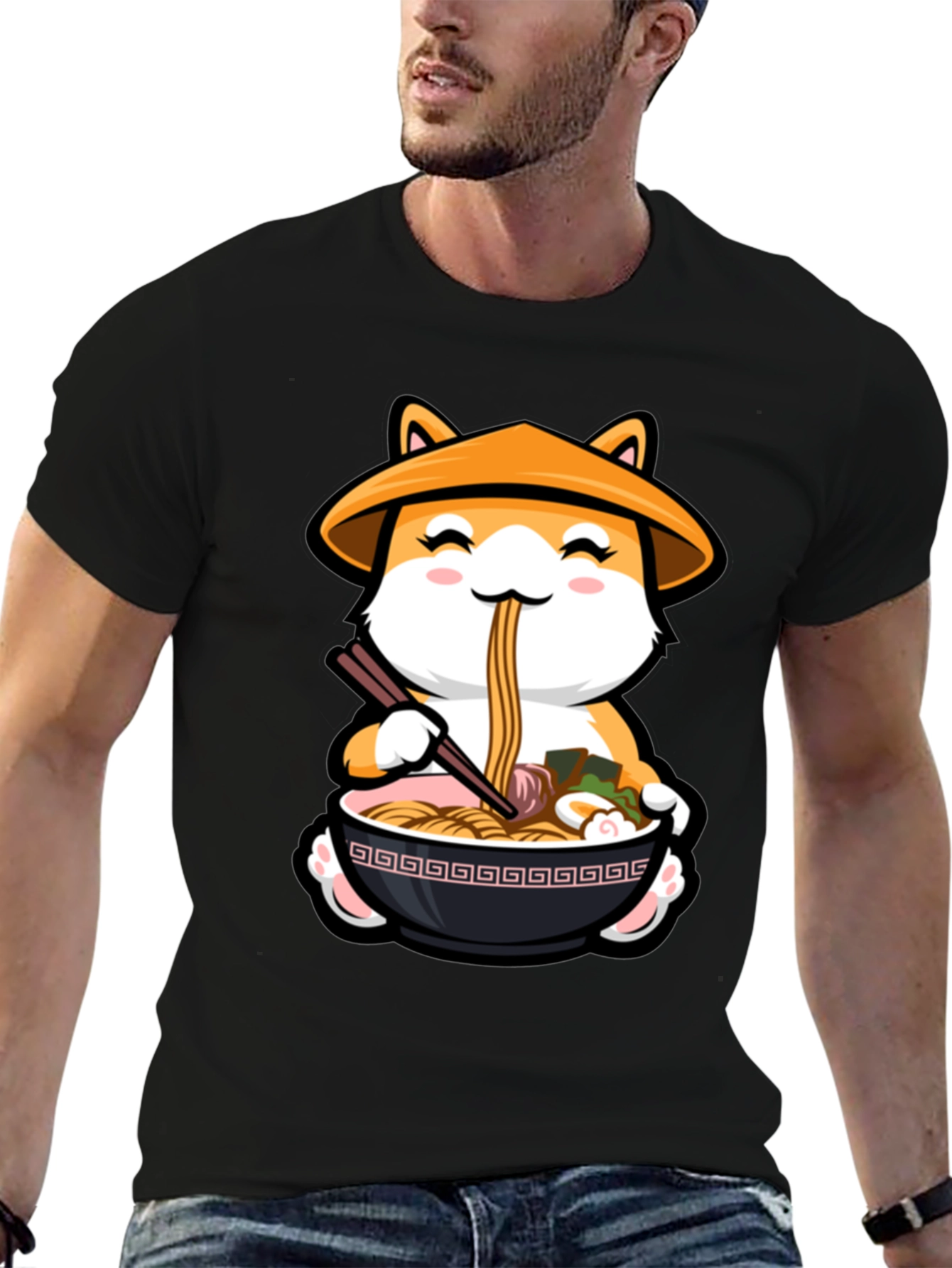 Shiba Inu Ramen T-Shirt - Cute Dog Noodle Tee