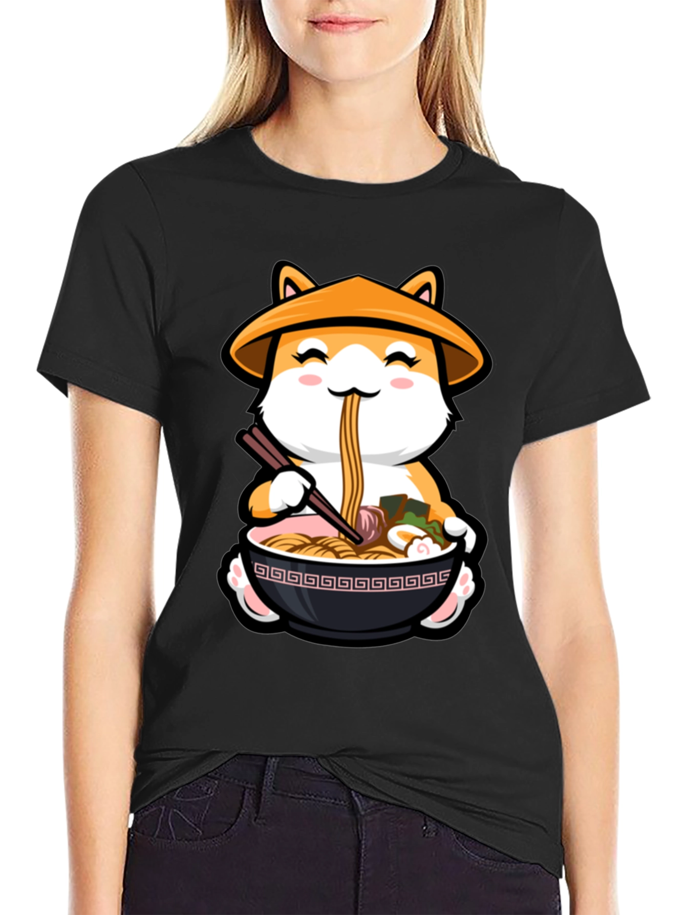 Shiba Inu Ramen T-Shirt - Cute Dog Noodle Tee