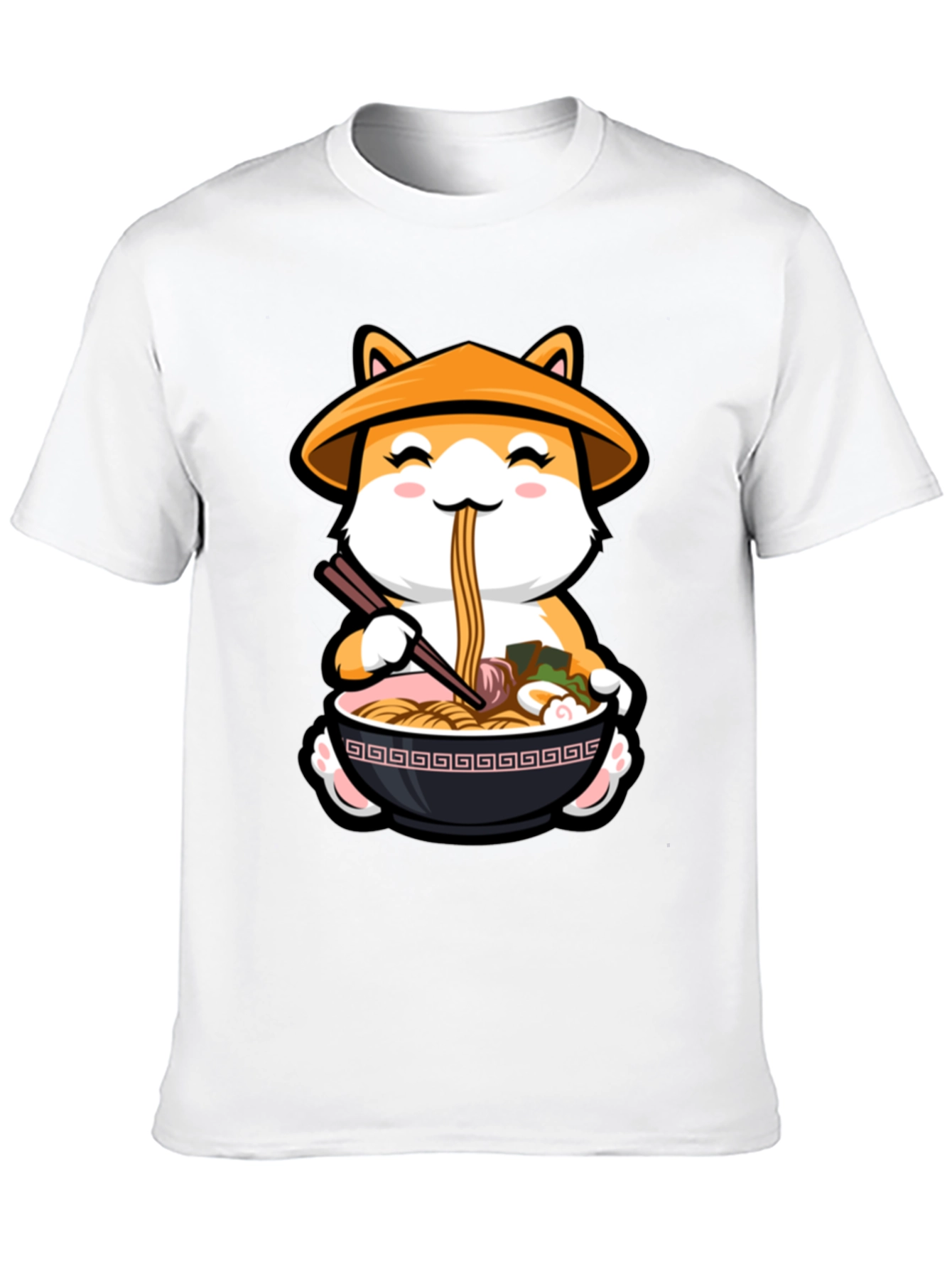 Shiba Inu Ramen T-Shirt - Cute Dog Noodle Tee
