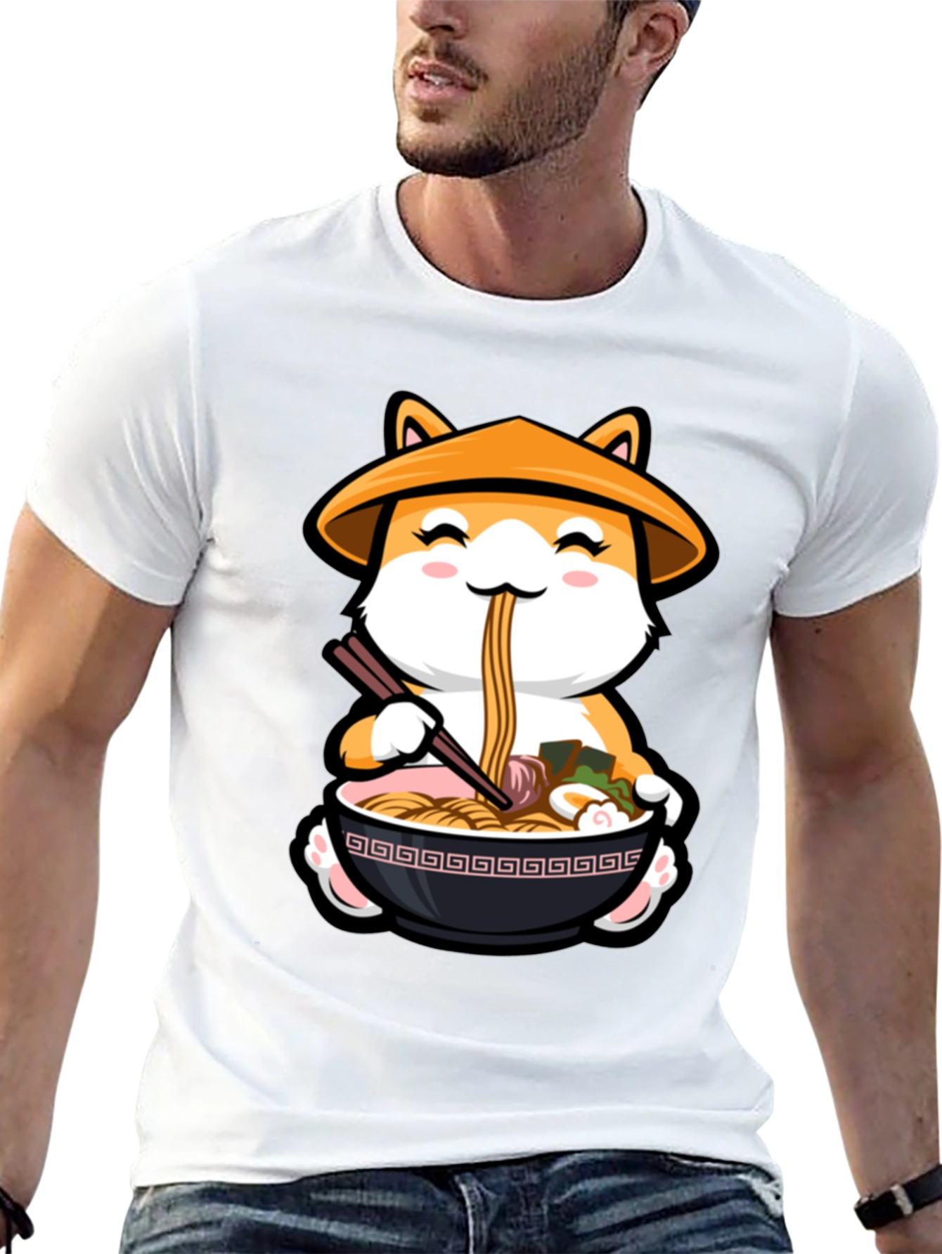 Shiba Inu Ramen T-Shirt - Cute Dog Noodle Tee