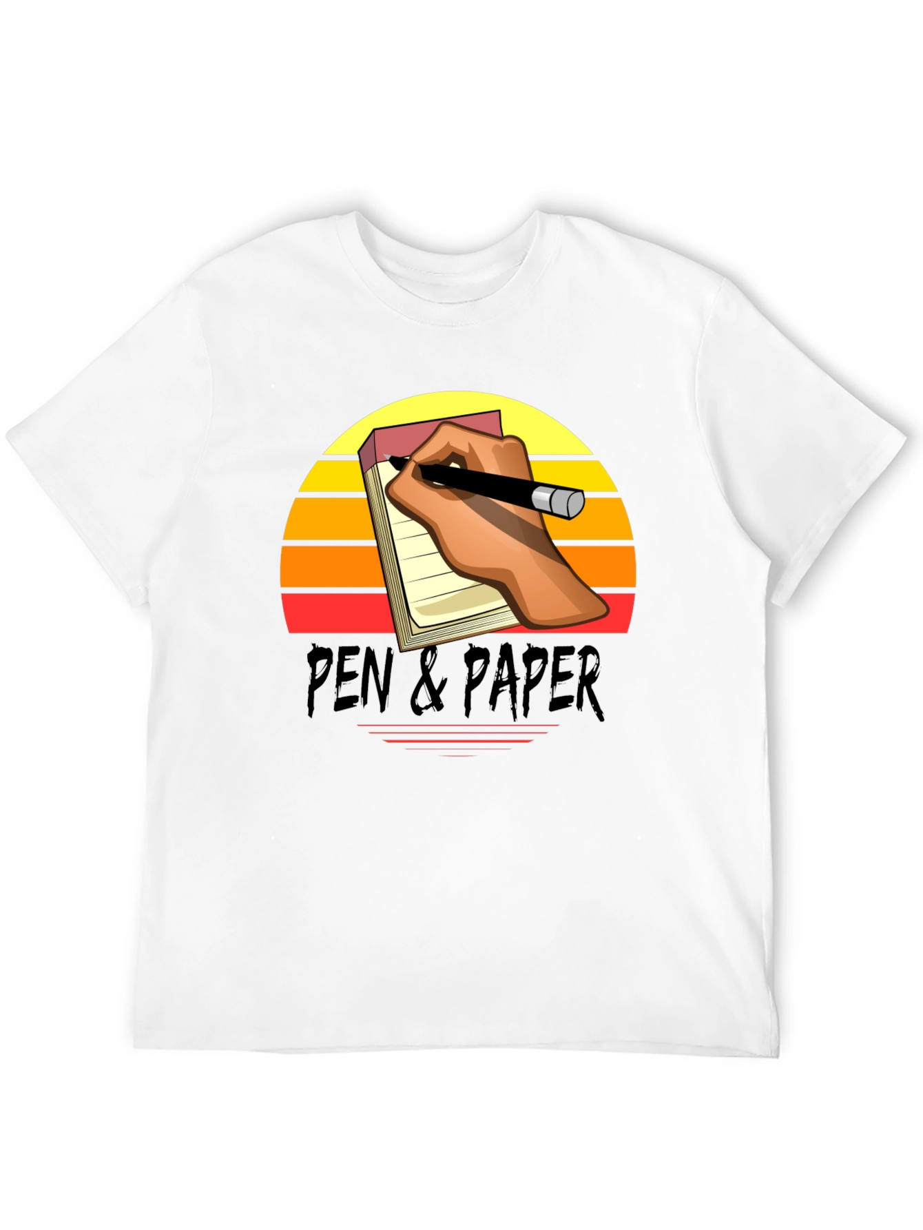 Pen & Paper Retro Graphic Tee