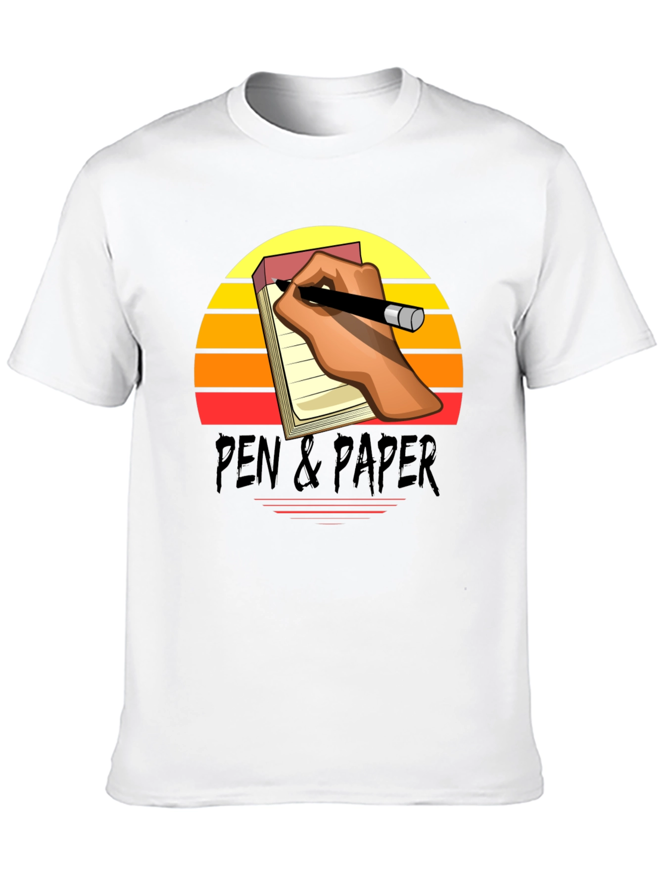 Pen & Paper Retro Graphic Tee