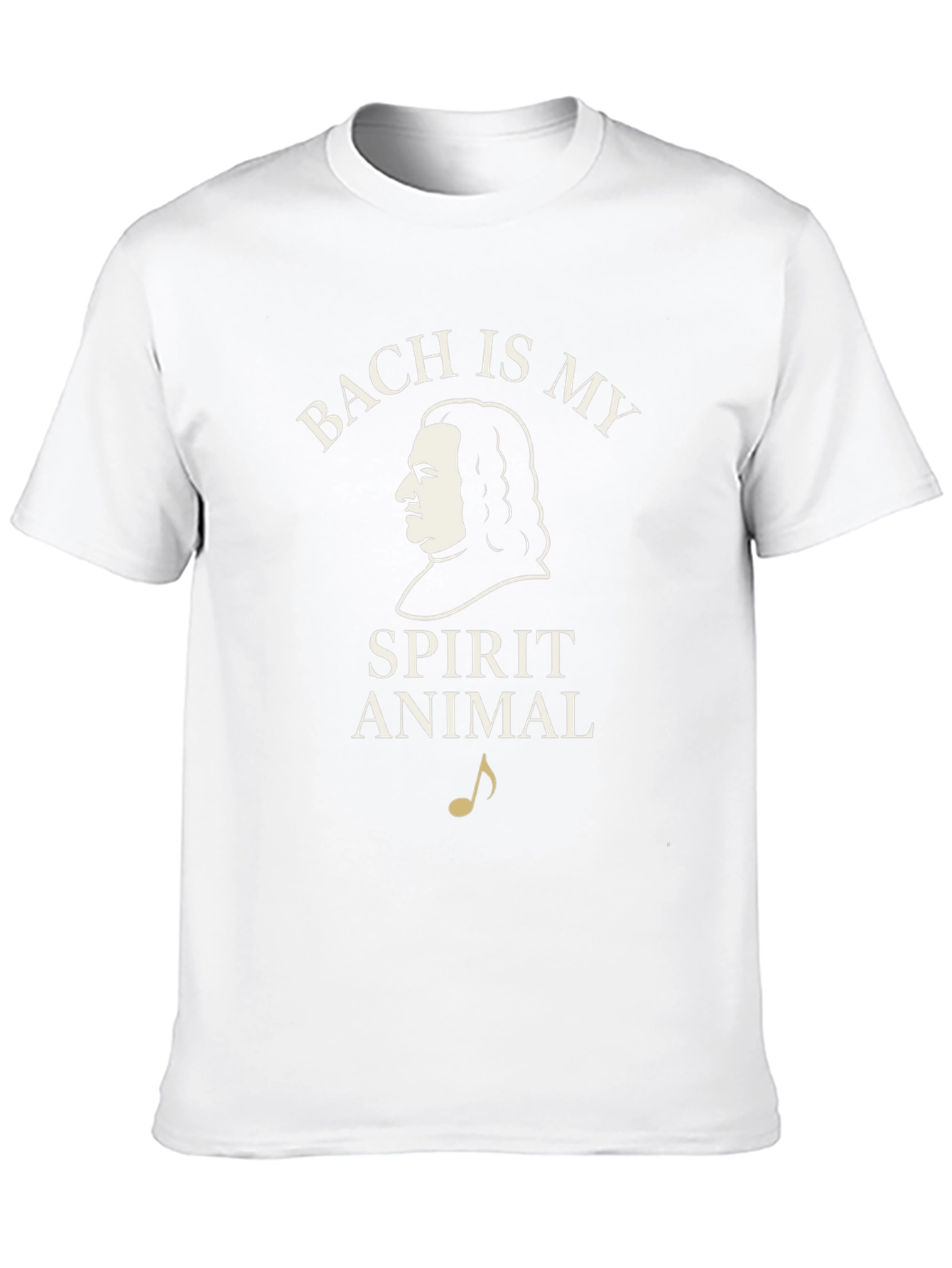 Bach is My Spirit Animal Black T-Shirt